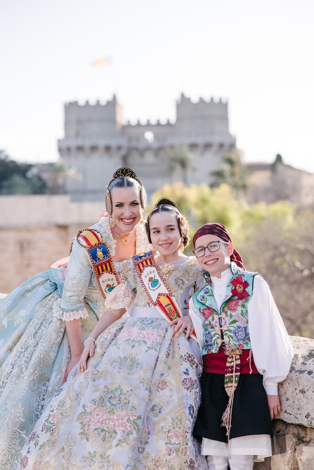 Marissa junto a sus hijos