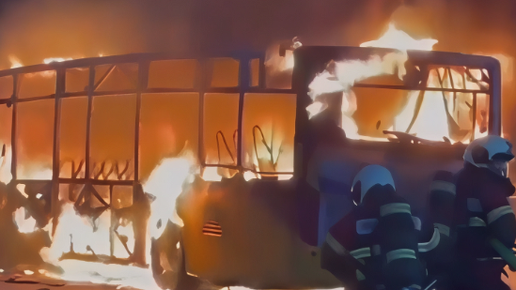 Un autobús queda "envuelto en llamas" en Suiza dejando muertos y heridos