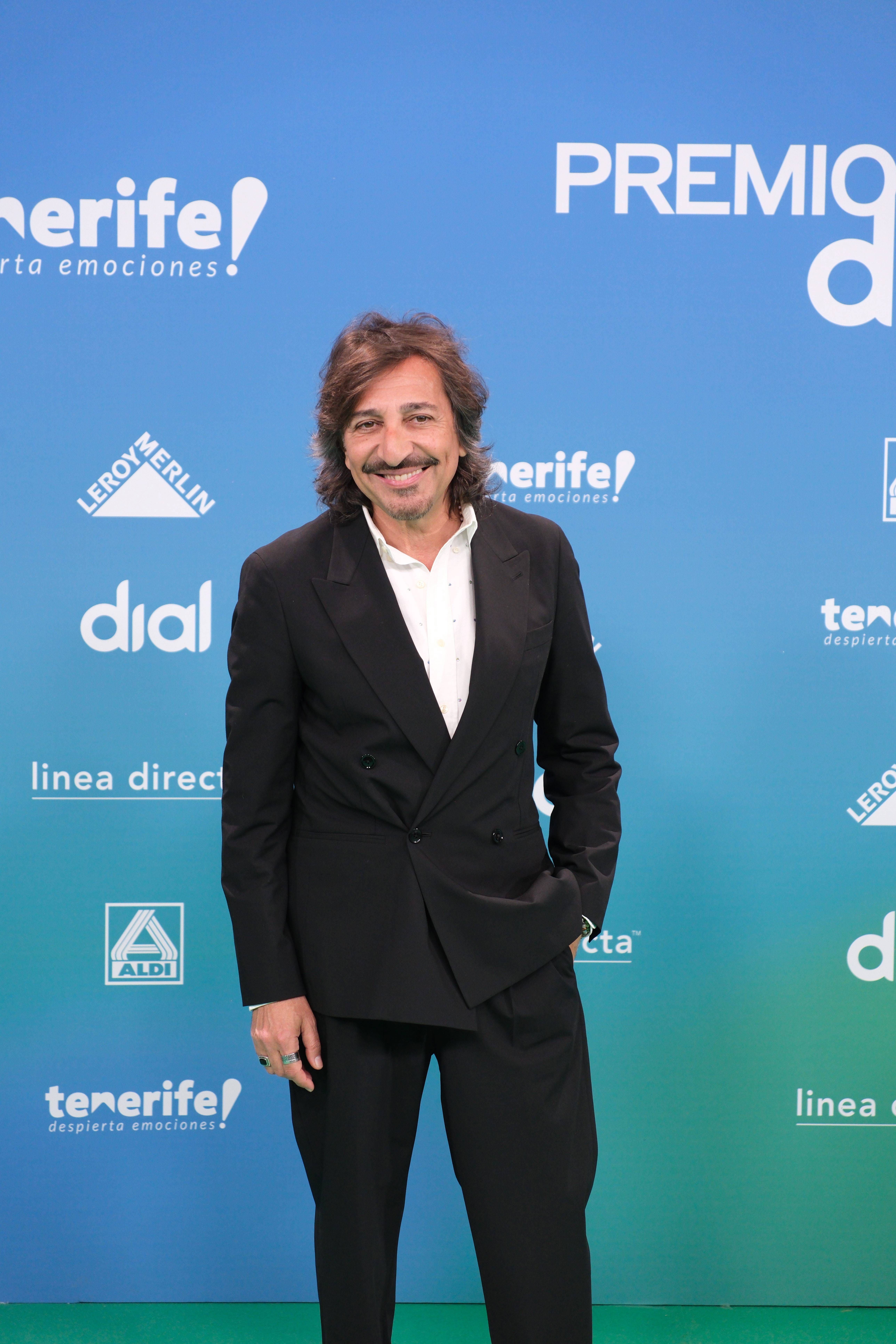 Antonio Carmona, en la alfombra roja de los Premios Dial