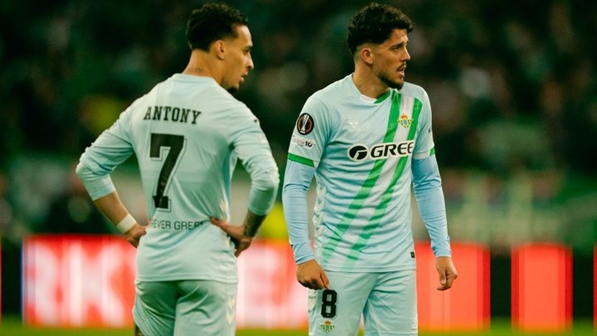 Antony y Fornals, en el Panathinaikos-Betis