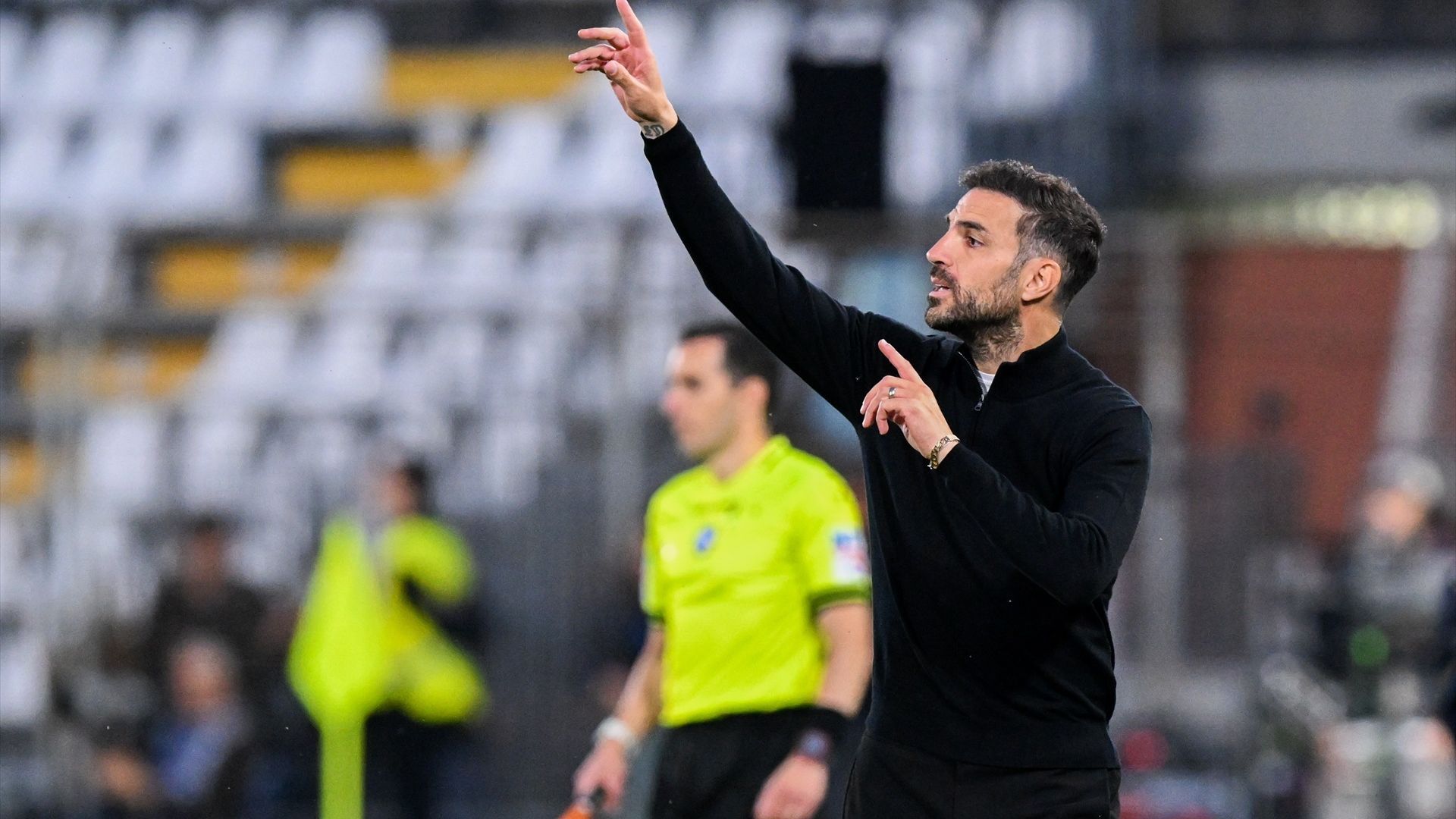 Cesc Fábregas en un partido del Como 1907
