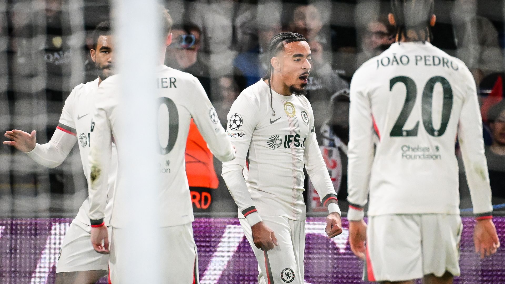 El Chelsea celebrando ante el PSG