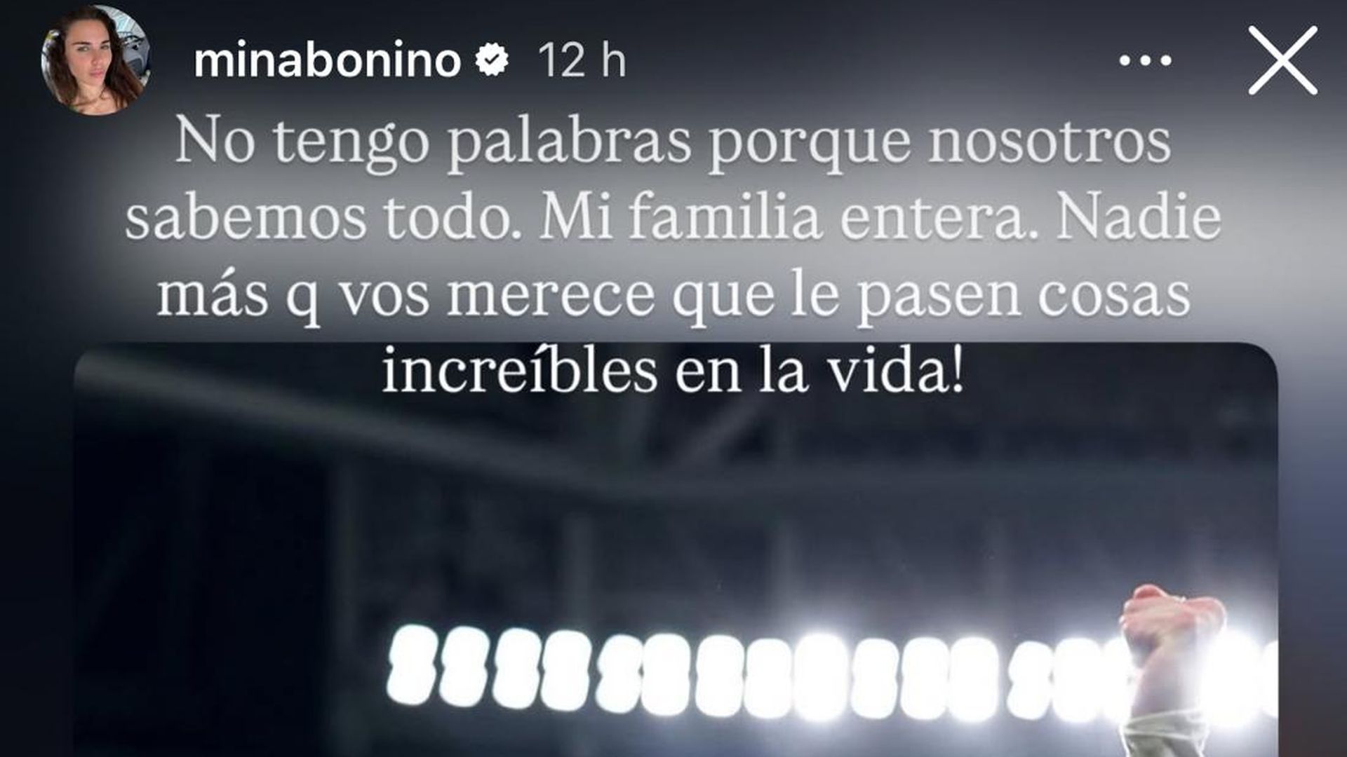 El mensaje en instagram de Mina Bonino a Fede Valverde