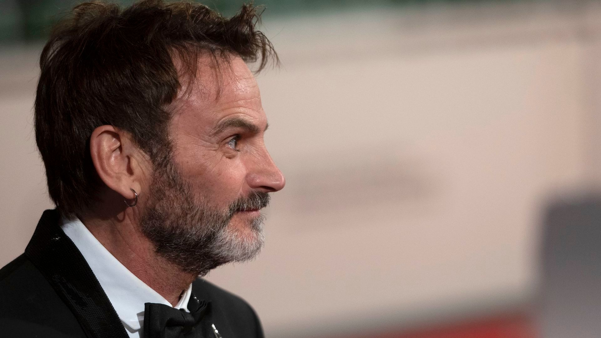 Fernando Tejero en la alfombra roja del Festival de Cine de San Sebastián