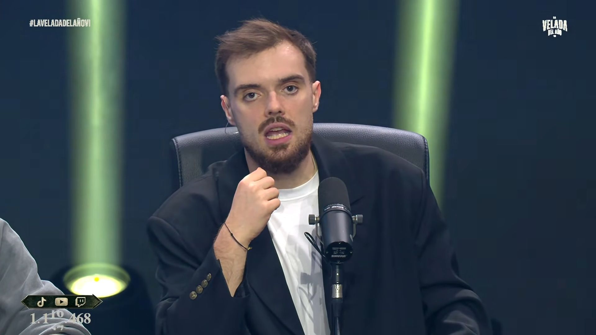 Ibai Llanos durante la presentación de La Velada del año 6