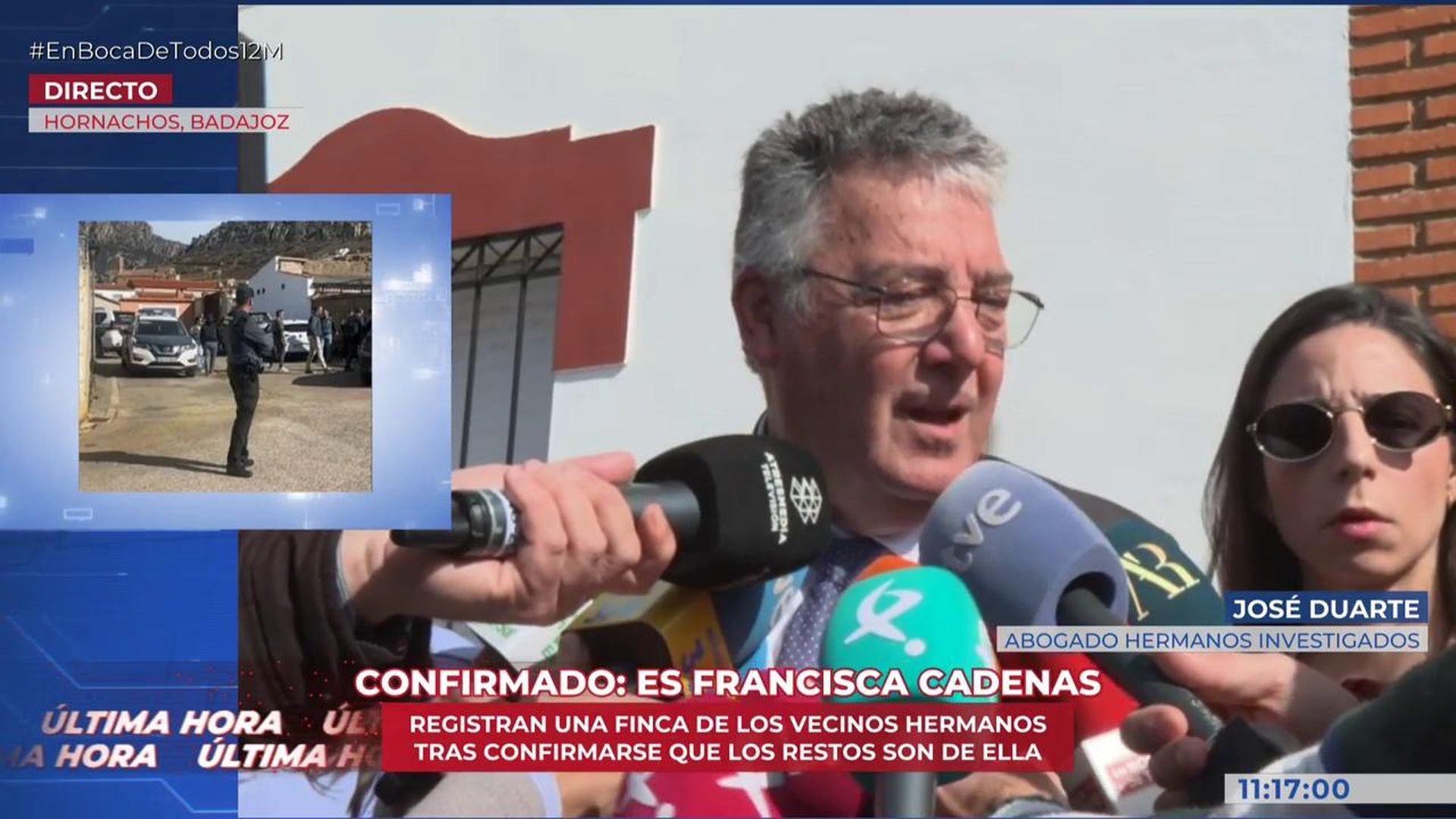 José Duarte, abogado de los hijos de Francisca Cadenas: “Vamos a participar en un nuevo registro”