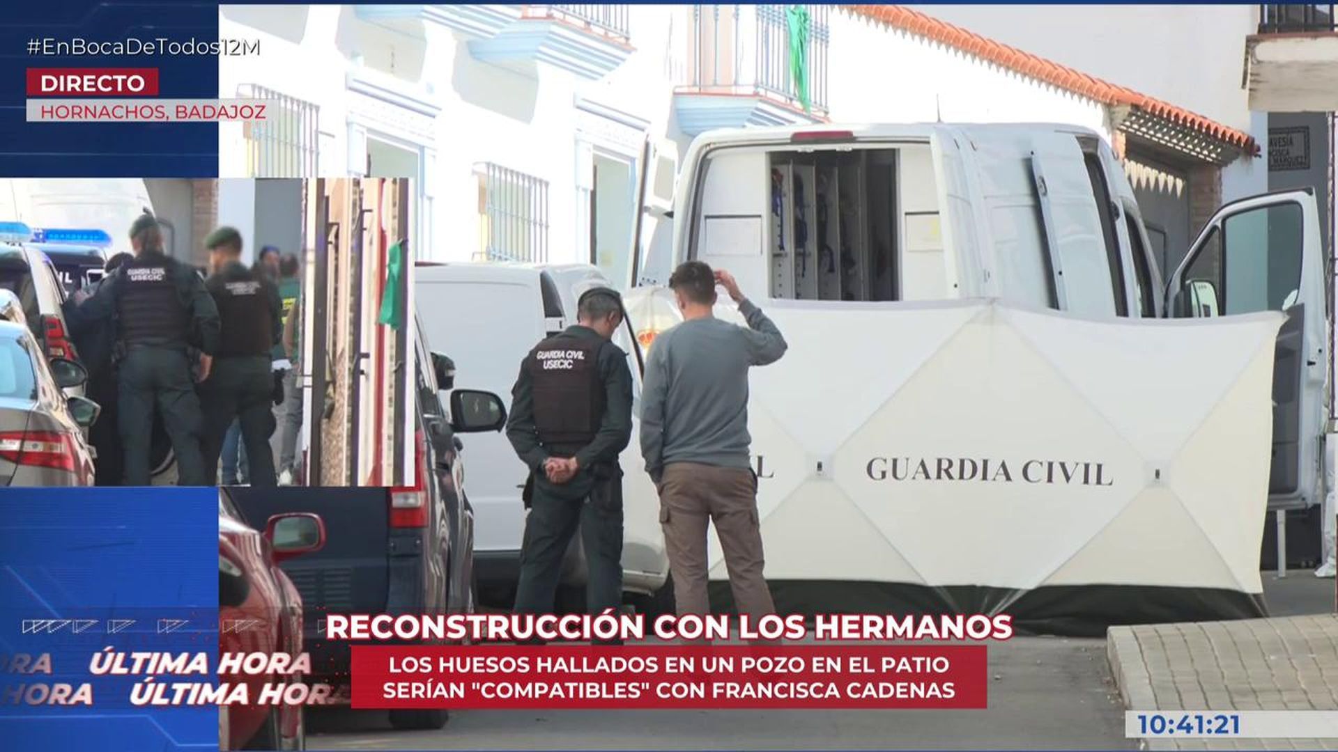 La corazonada del hijo de Francisca Cadenas: tras la desaparición de su madre escuchó un golpe y llamó a casa de los dos hermanos detenidos