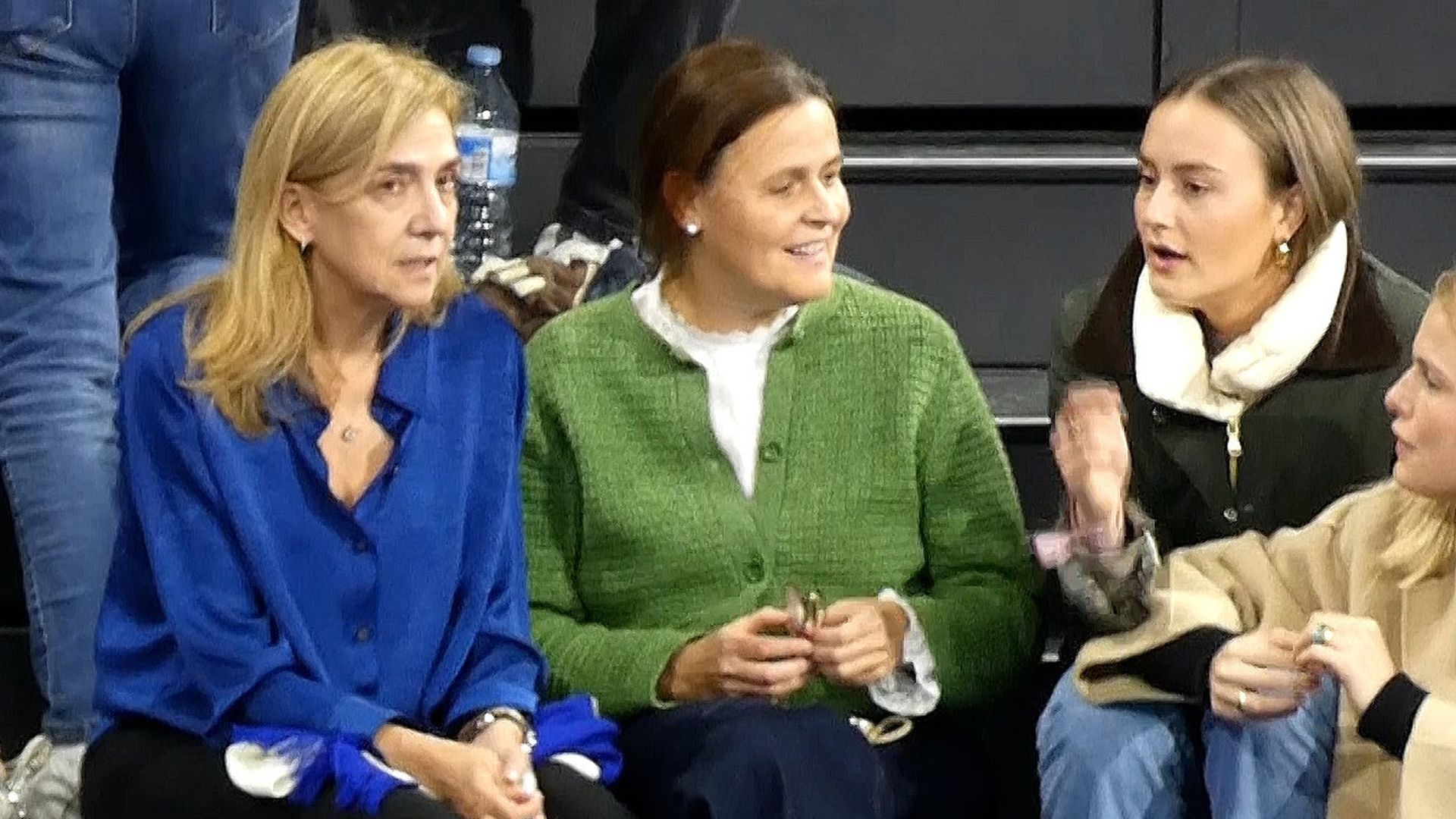 La infanta Cristina durante uno de los partidos de su hijo Pablo, al que acude a ver habitualmente