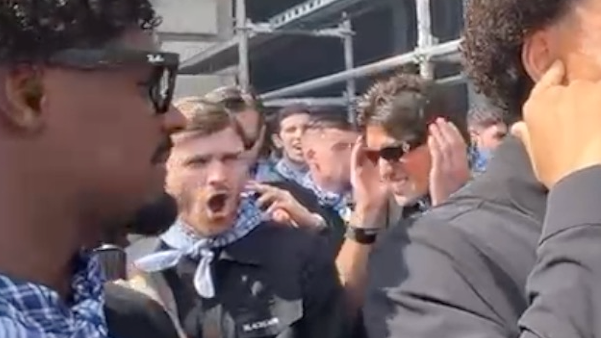 Lucas Beltrán en la mascletá