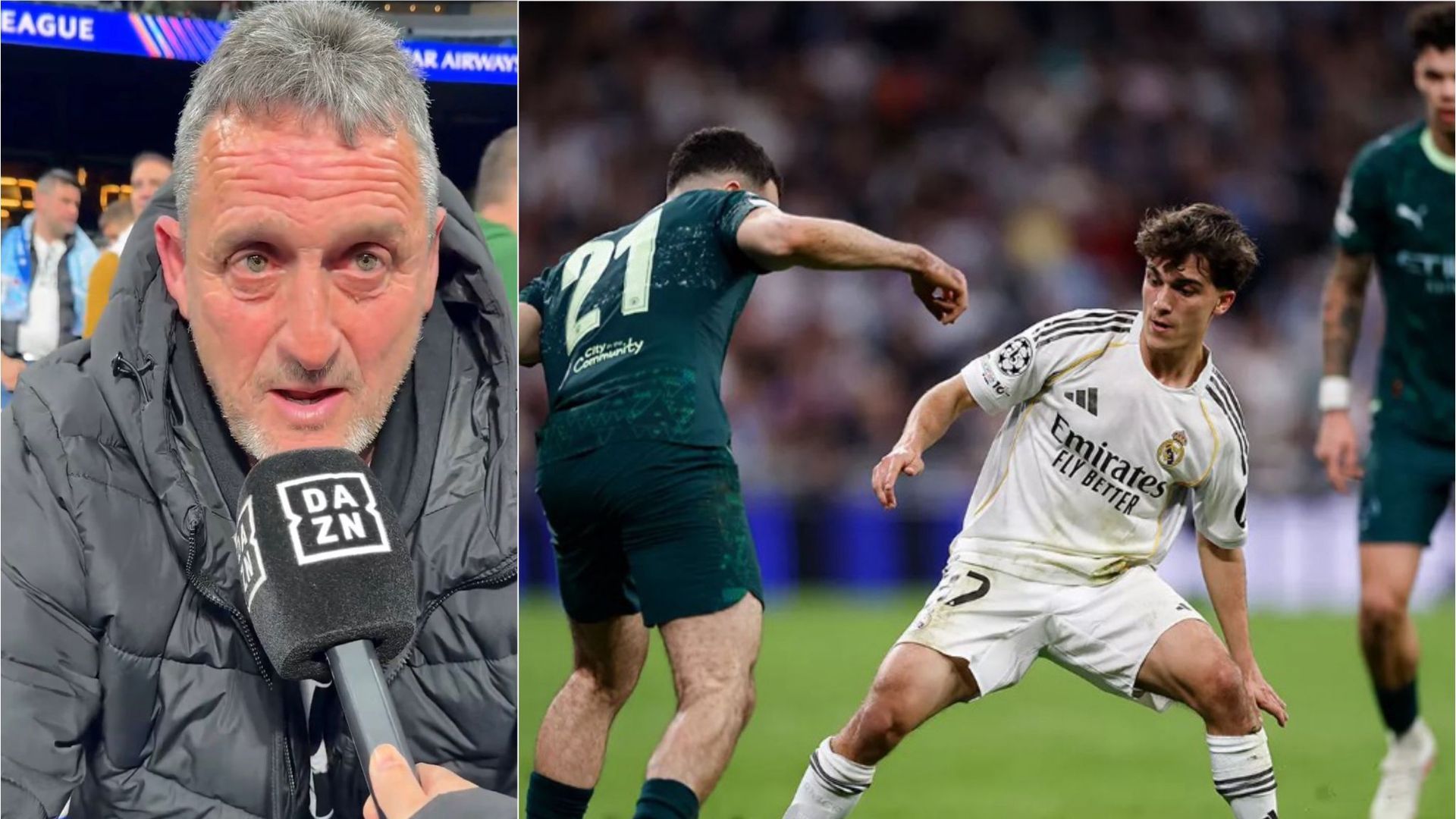 Manuel Ángel y su padre en el Madrid - City