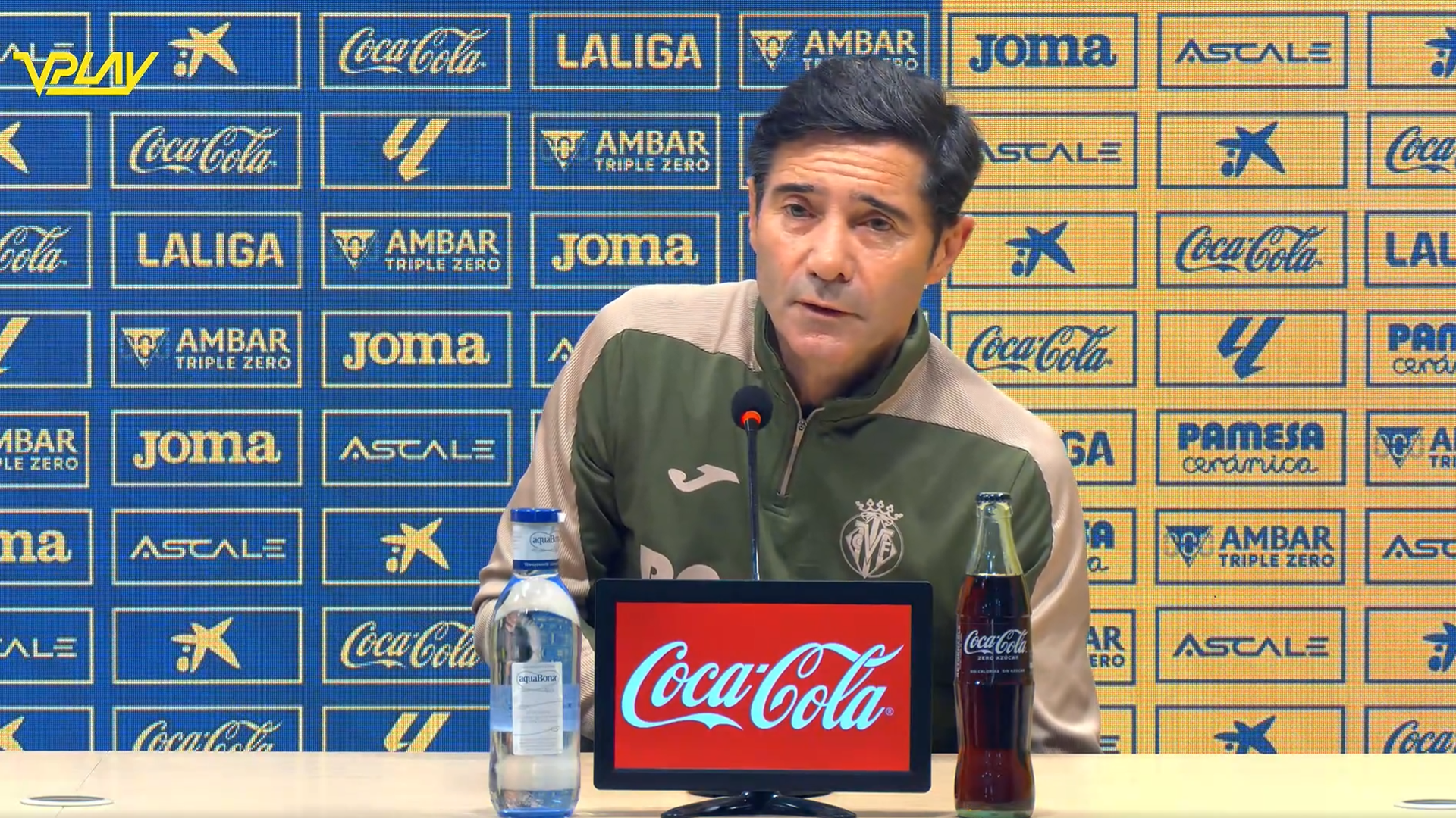 Marcelino, en sala de prensa