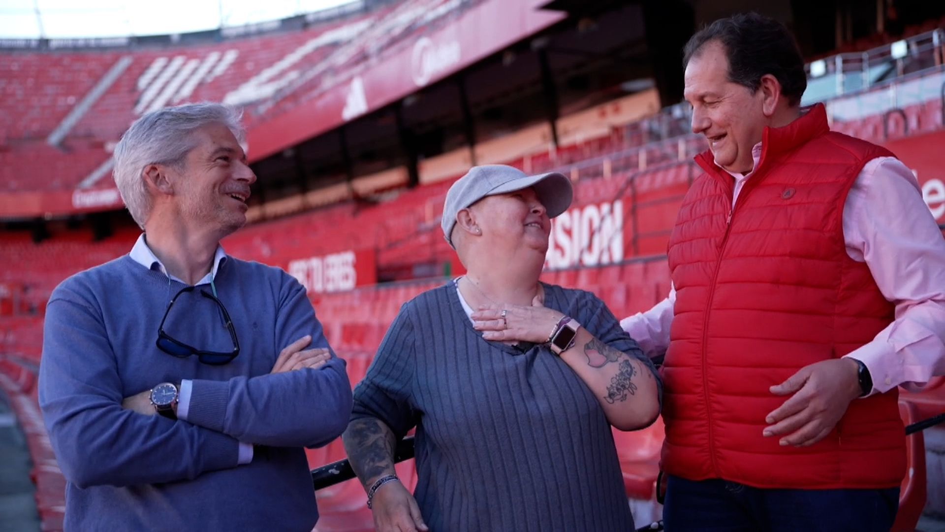 María del Mar, durante el reportaje