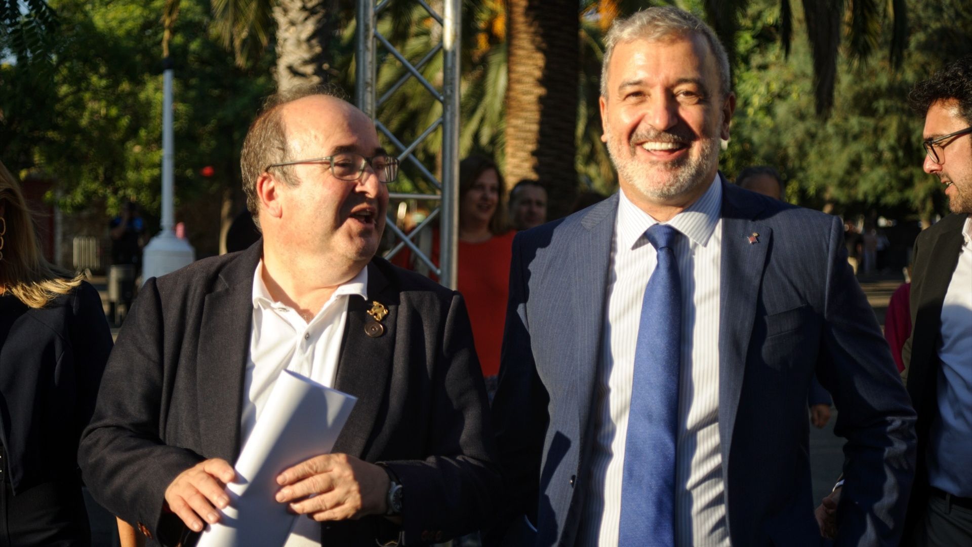 Miquel Iceta y Jaume Collboni, en una imagen de 2021