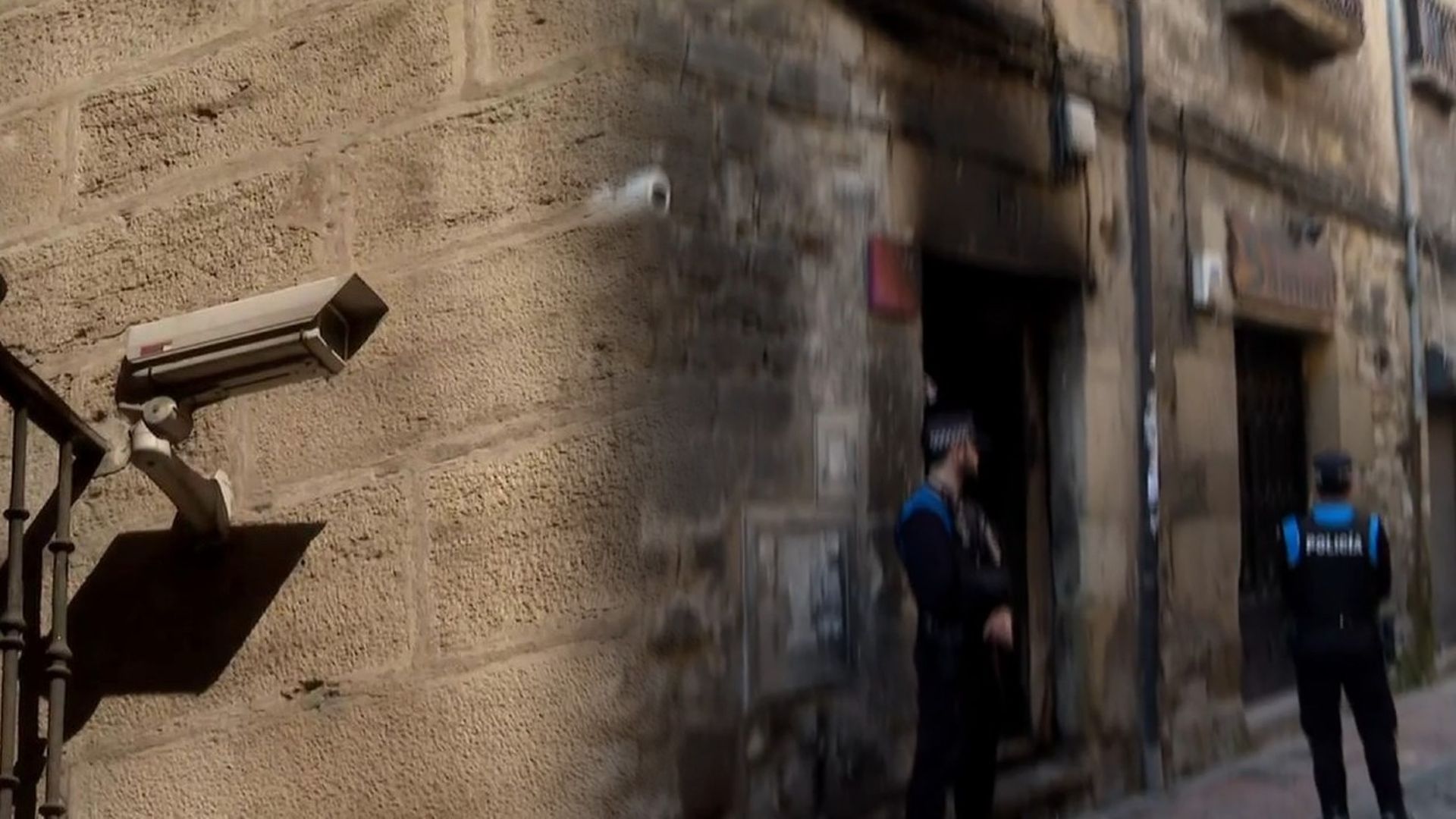 Las cámaras de seguridad de la calle grabaron al detenido por el incendio de Miranda de Ebro: "Se le ve salir quemándose el zapato"