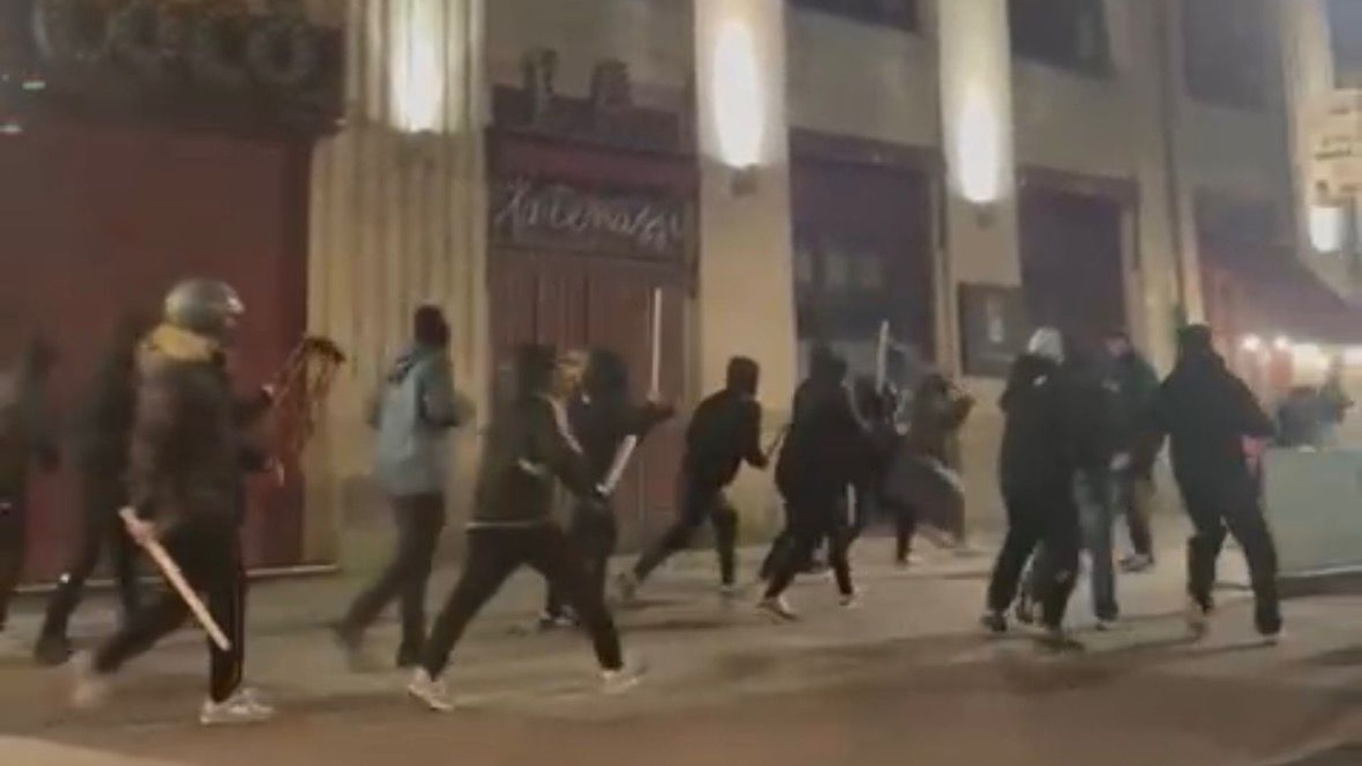 Pelea entre ultras del Celta y Lyon