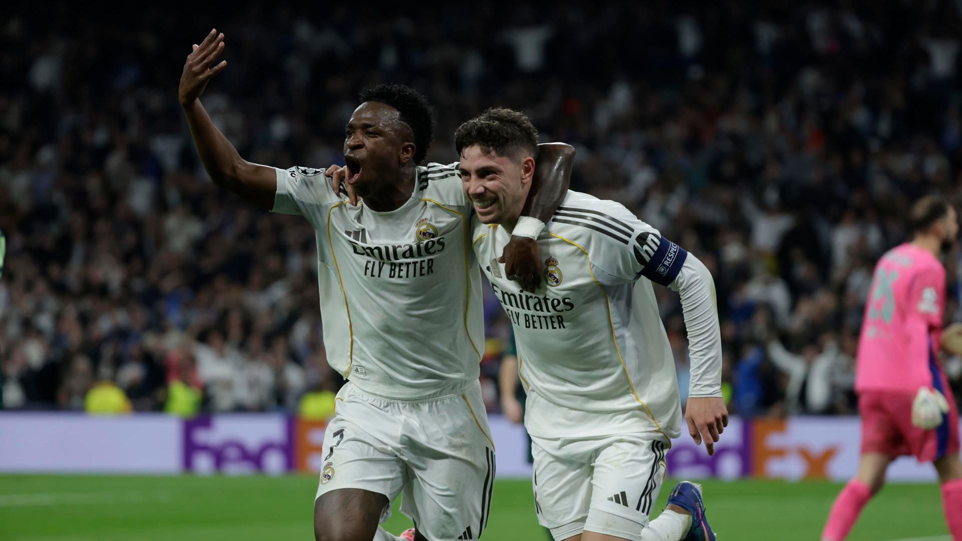Vinicius junto a Fede Valverde