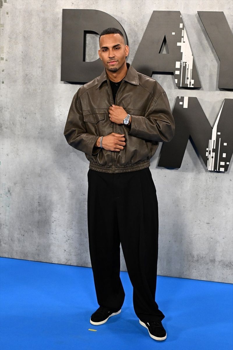 Yulen Pereira, posando en la alfombra roja del estreno de 'Day One'