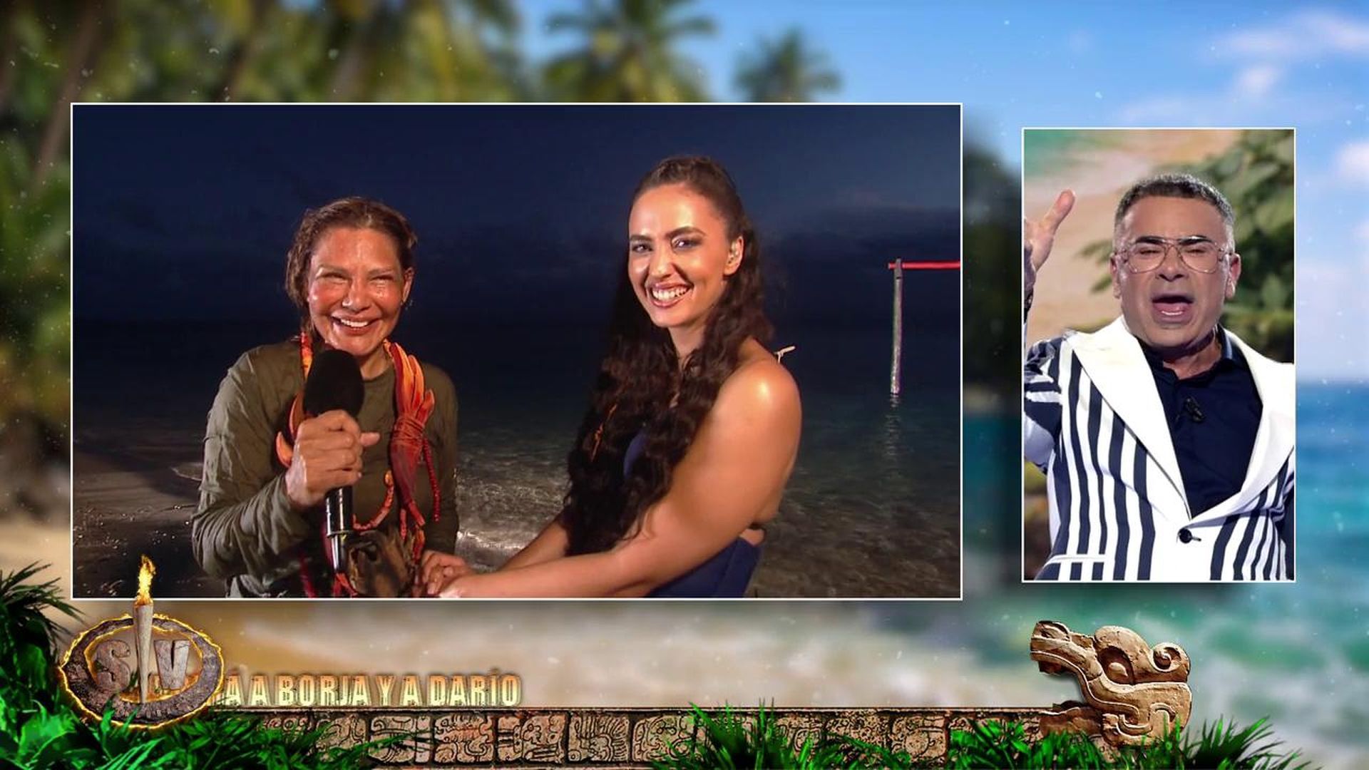 Ivonne Reyes vence el duelo con Alvar Seguí en el juego de líder y Jorge Javier reflexiona: "Supervivientes' es una maravilla"