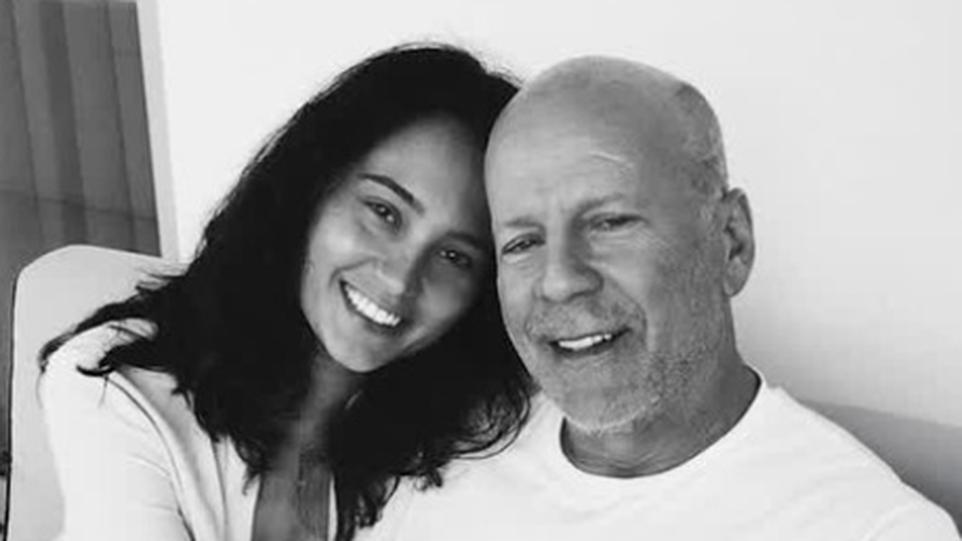 Emma Heming y Bruce Willis, en una imagen de sus redes sociales