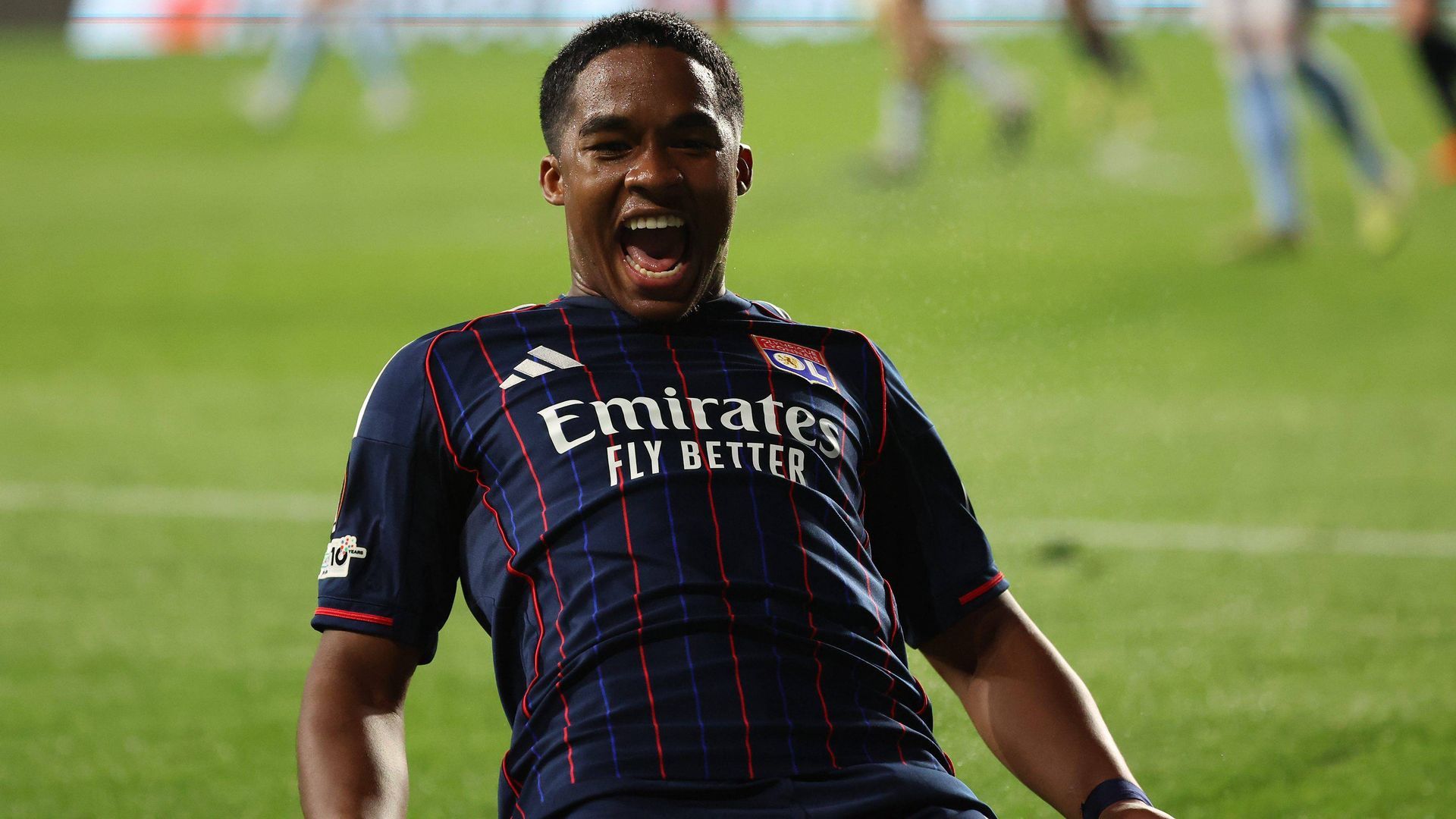 Endrick celebrando el gol ante el Celta