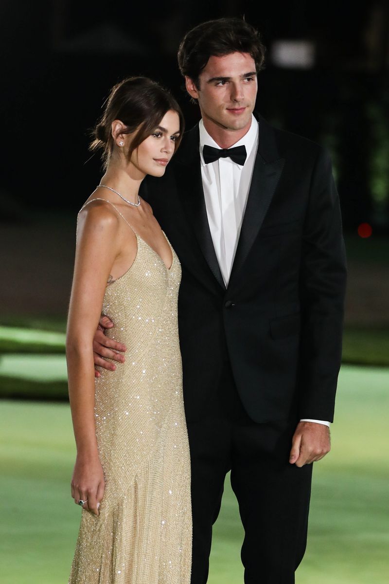 Jacob Elordi y Kaia Garber (en la imagen, en septiembre de 2021) mantuvieron un romance muy mediático durante más de un año