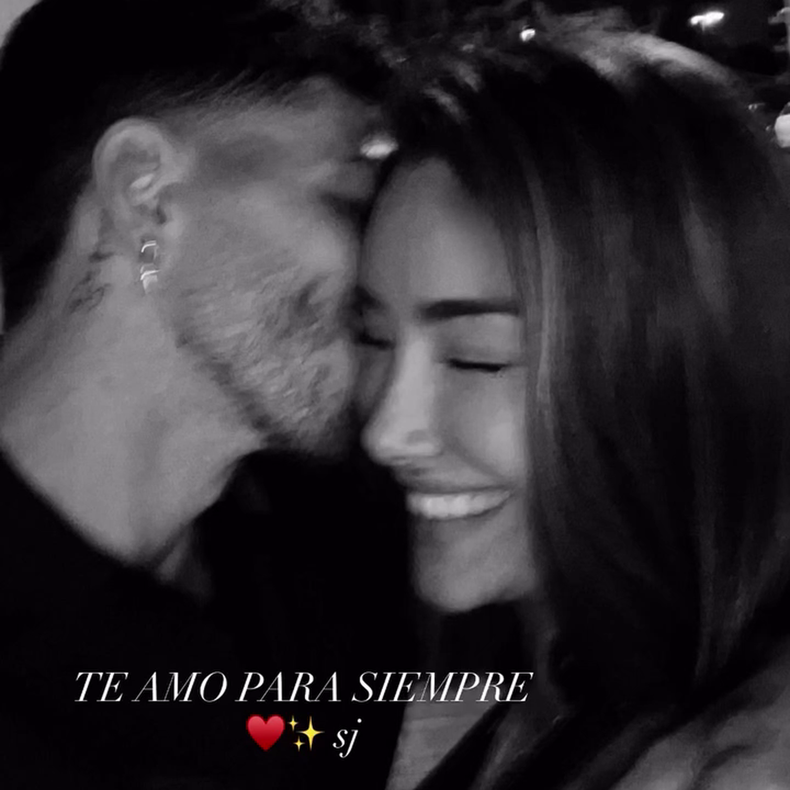 La foto que utilizó Vicente para felicitarla