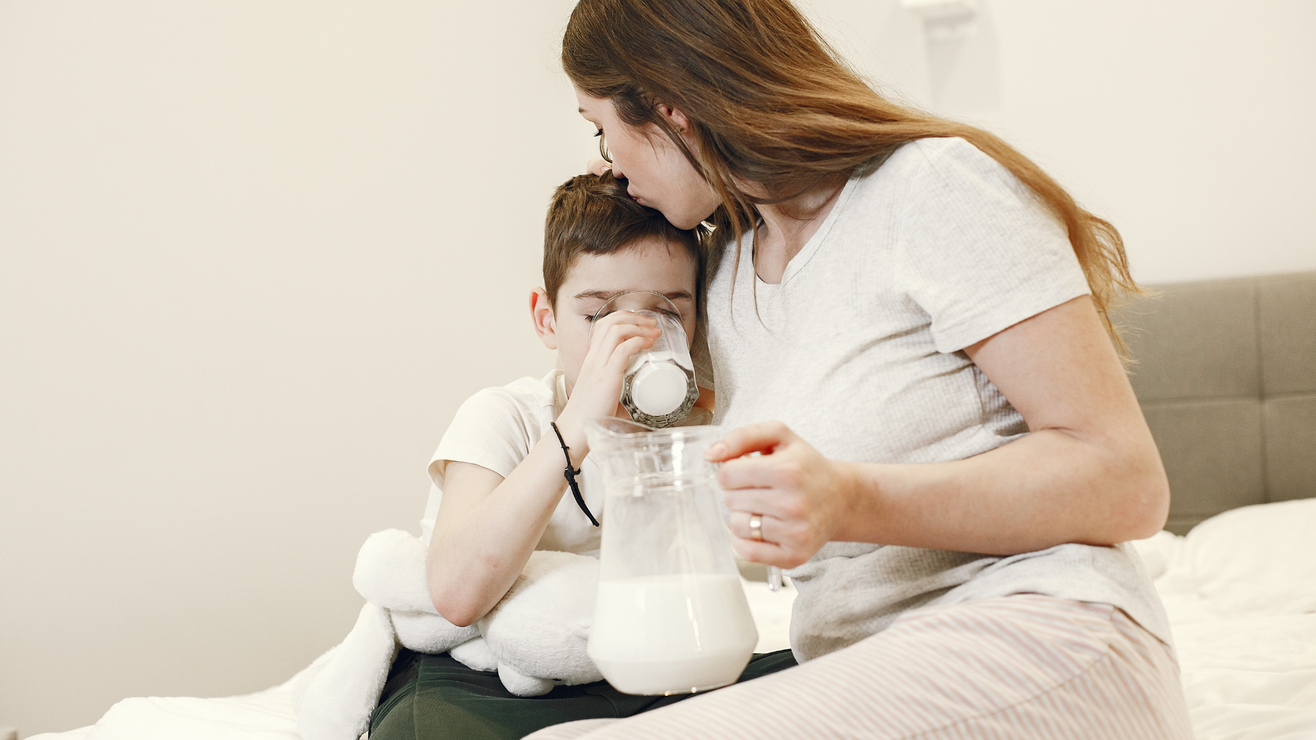 La sensación de mucosidad puede deberse a la textura cremosa de la leche