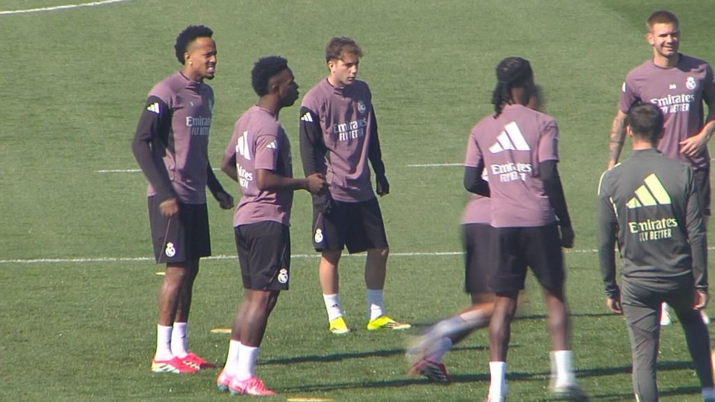 Militao y canteranos, las novedades en el entreno del Real Madrid