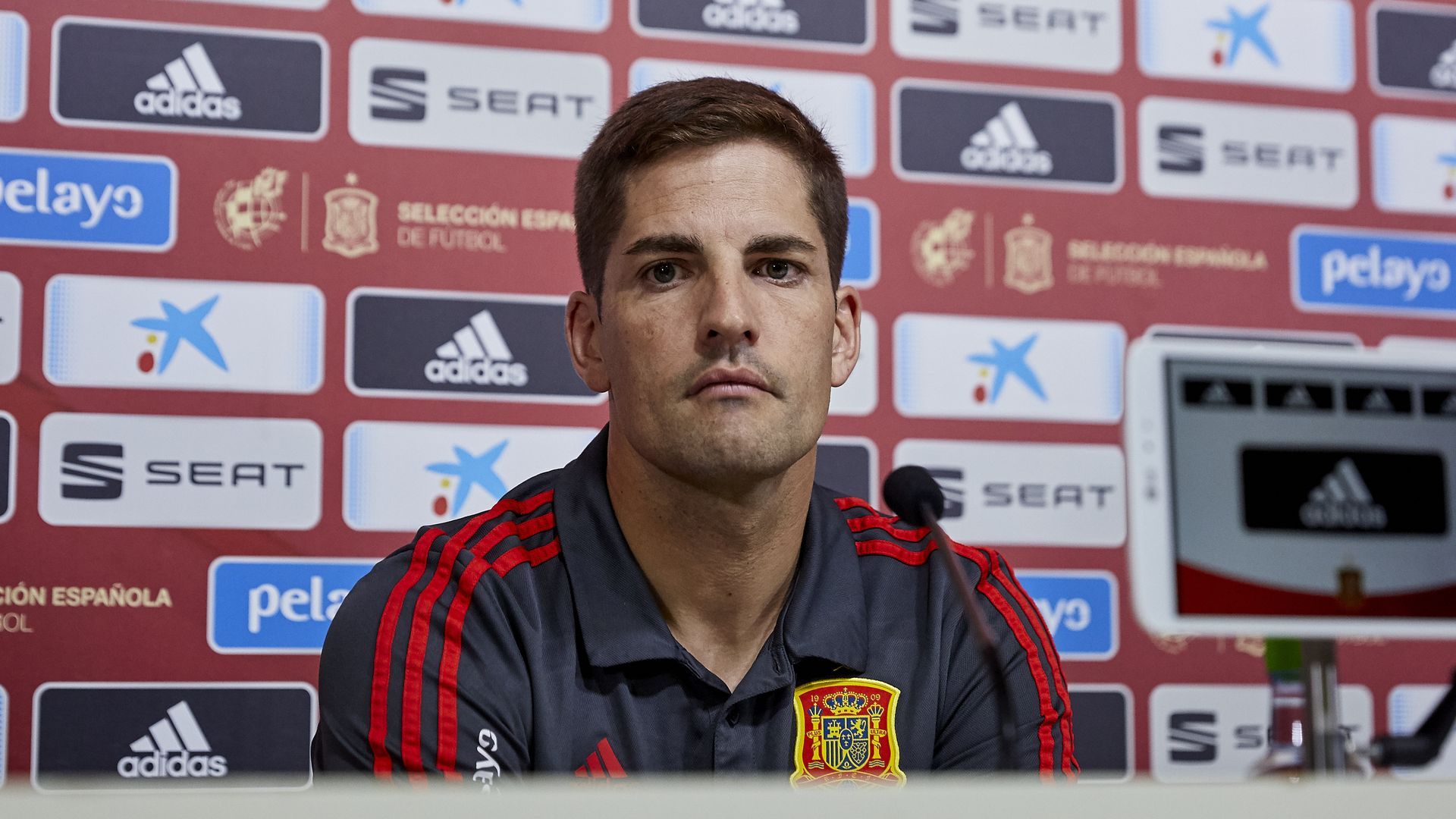 Robert Moreno en su etapa como seleccionador de España