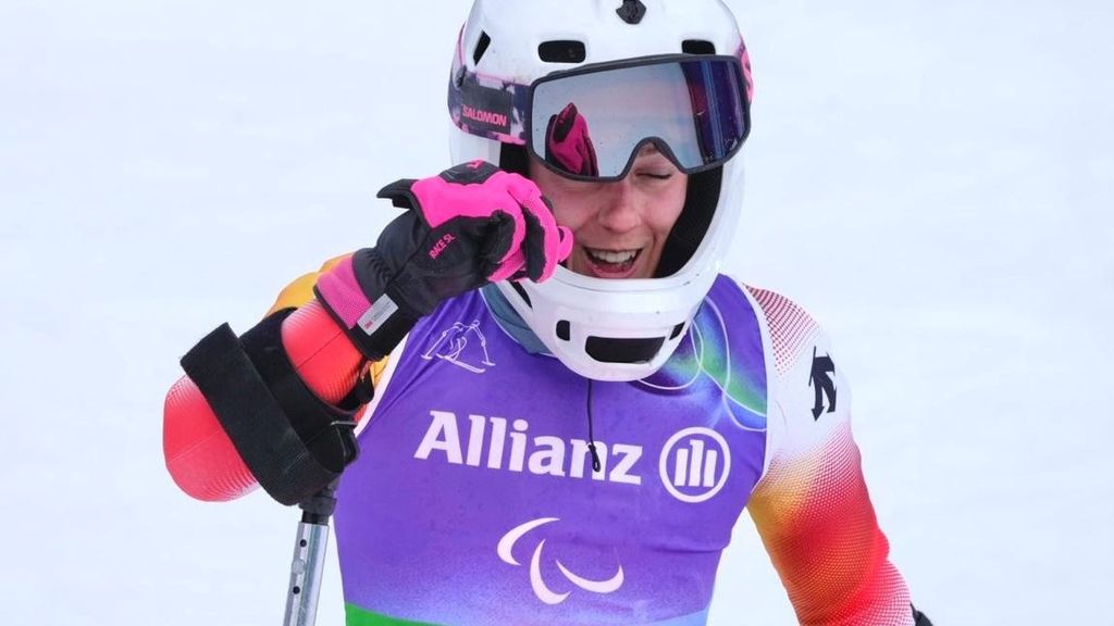 Audrey Pascual se cuelga su cuarto metal: la española gana un bronce en eslalon en los Juegos Paralímpicos de Invierno