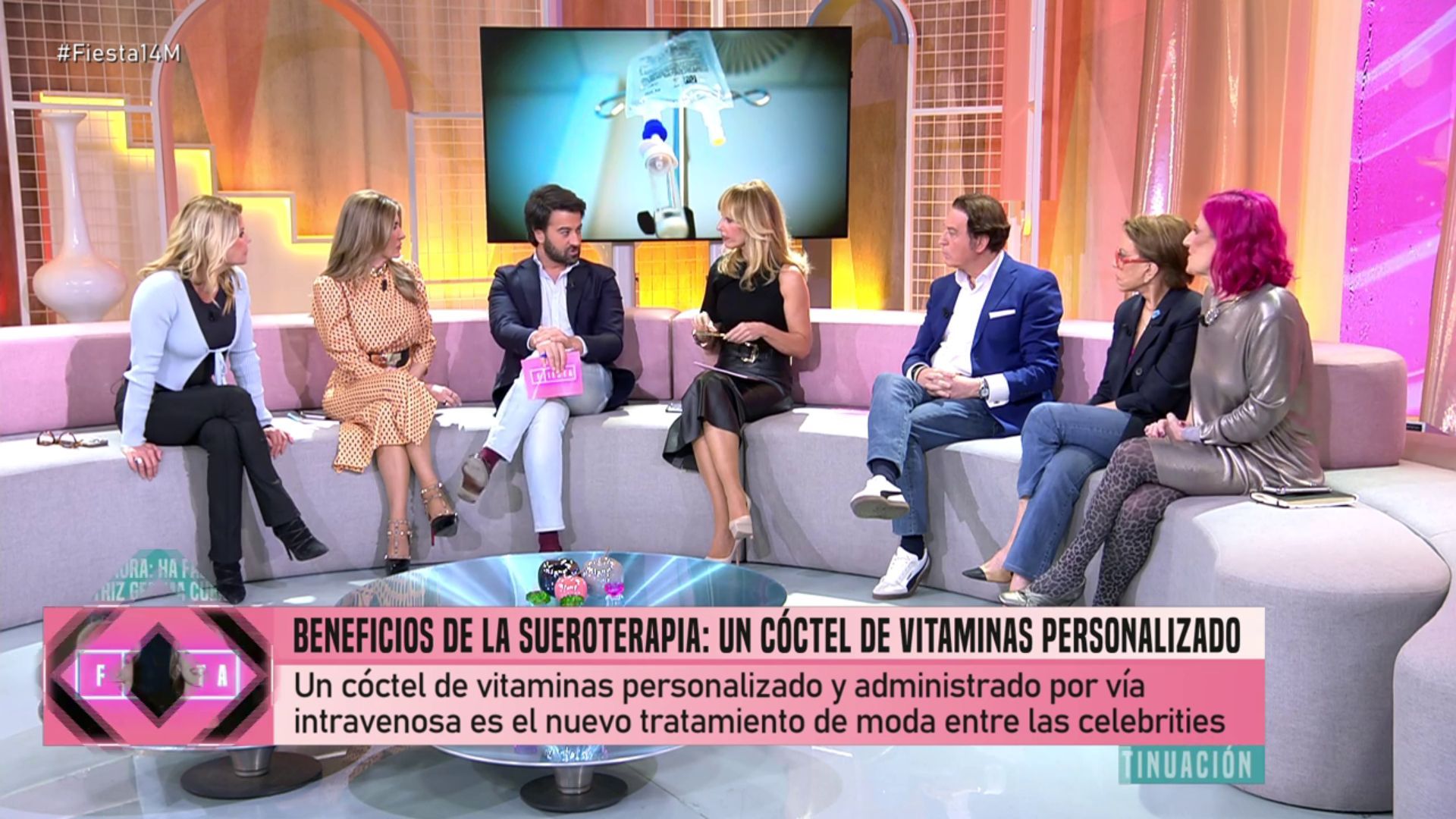 El médico, Gómez Villar, explica en qué consiste la sueroterapia