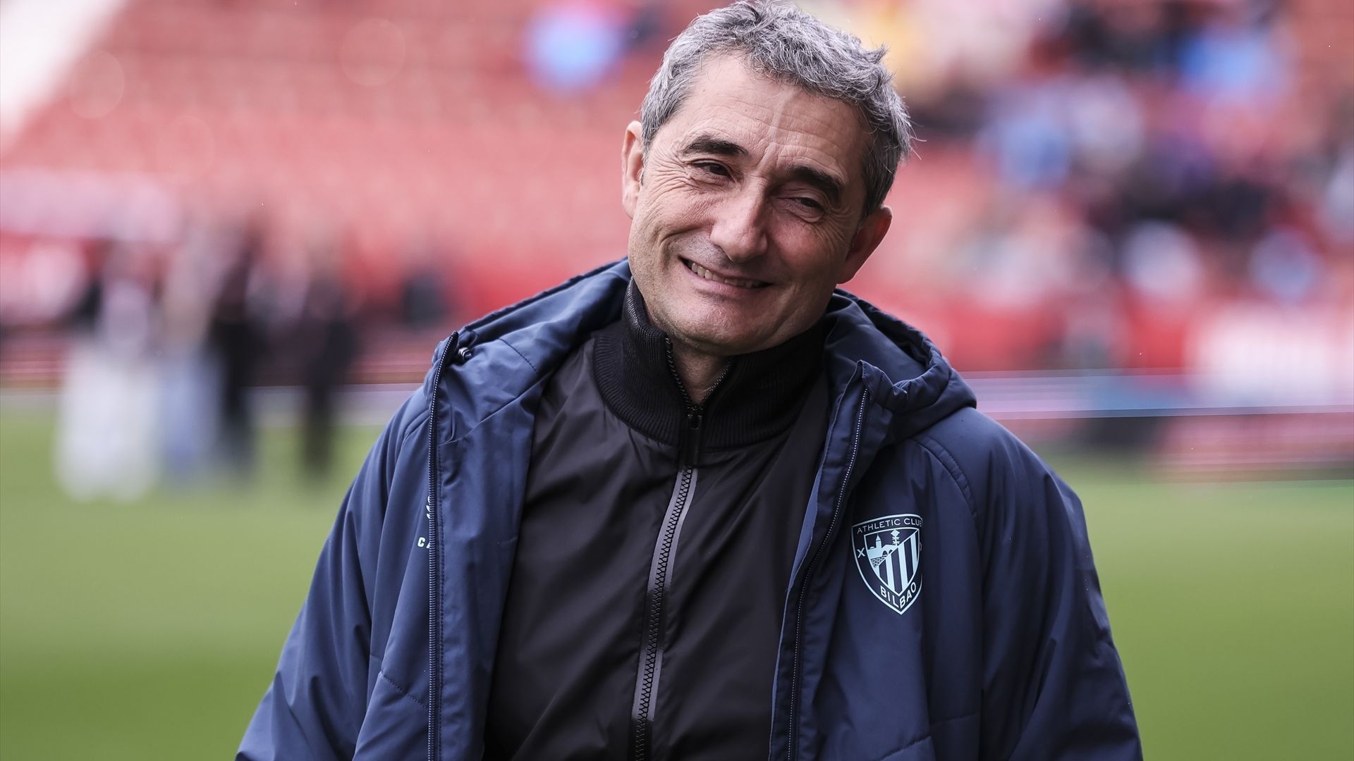 Ernesto Valverde en Montilivi, campo del Girona FC