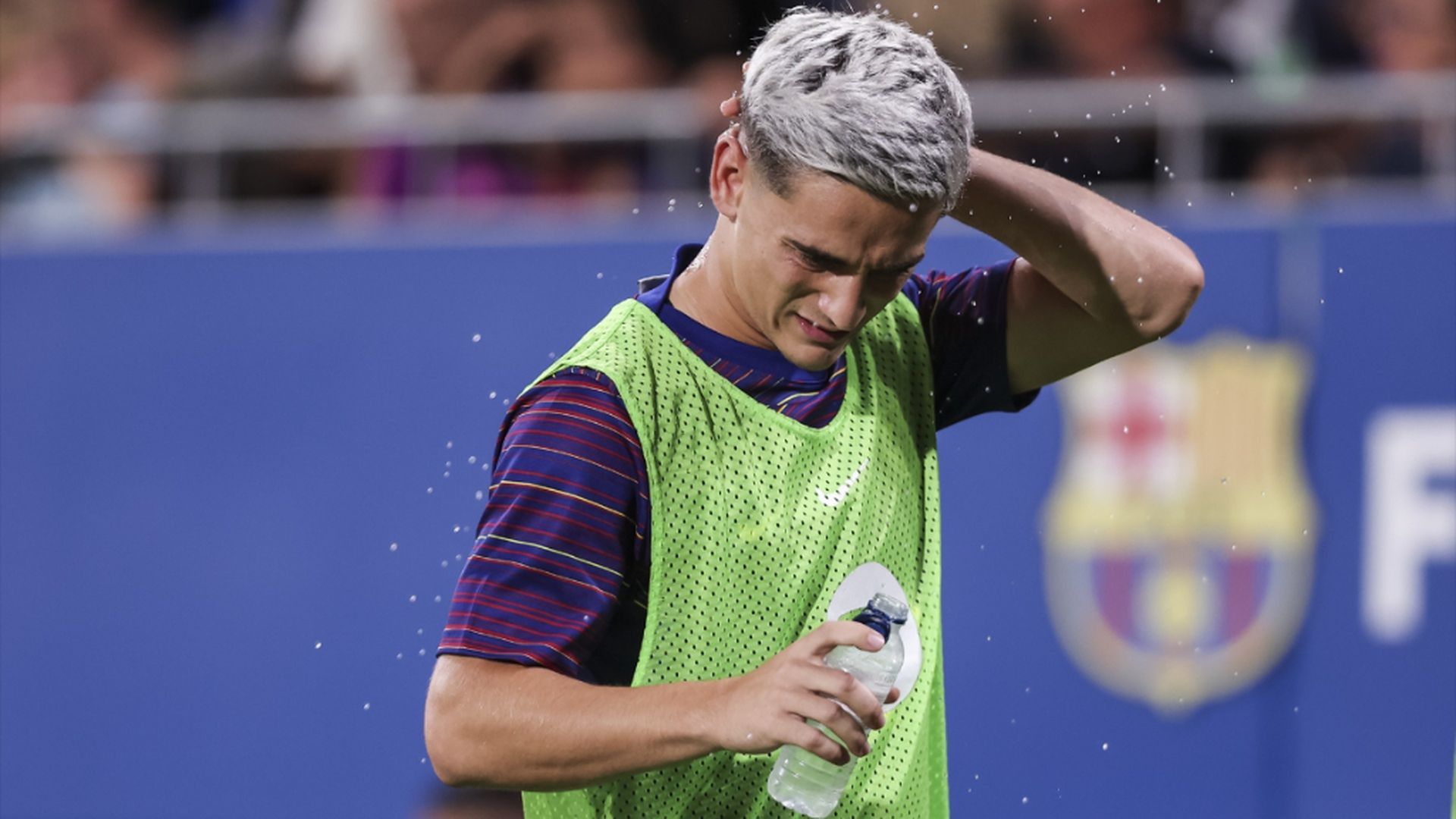 Gavi, con el FC Barcelona