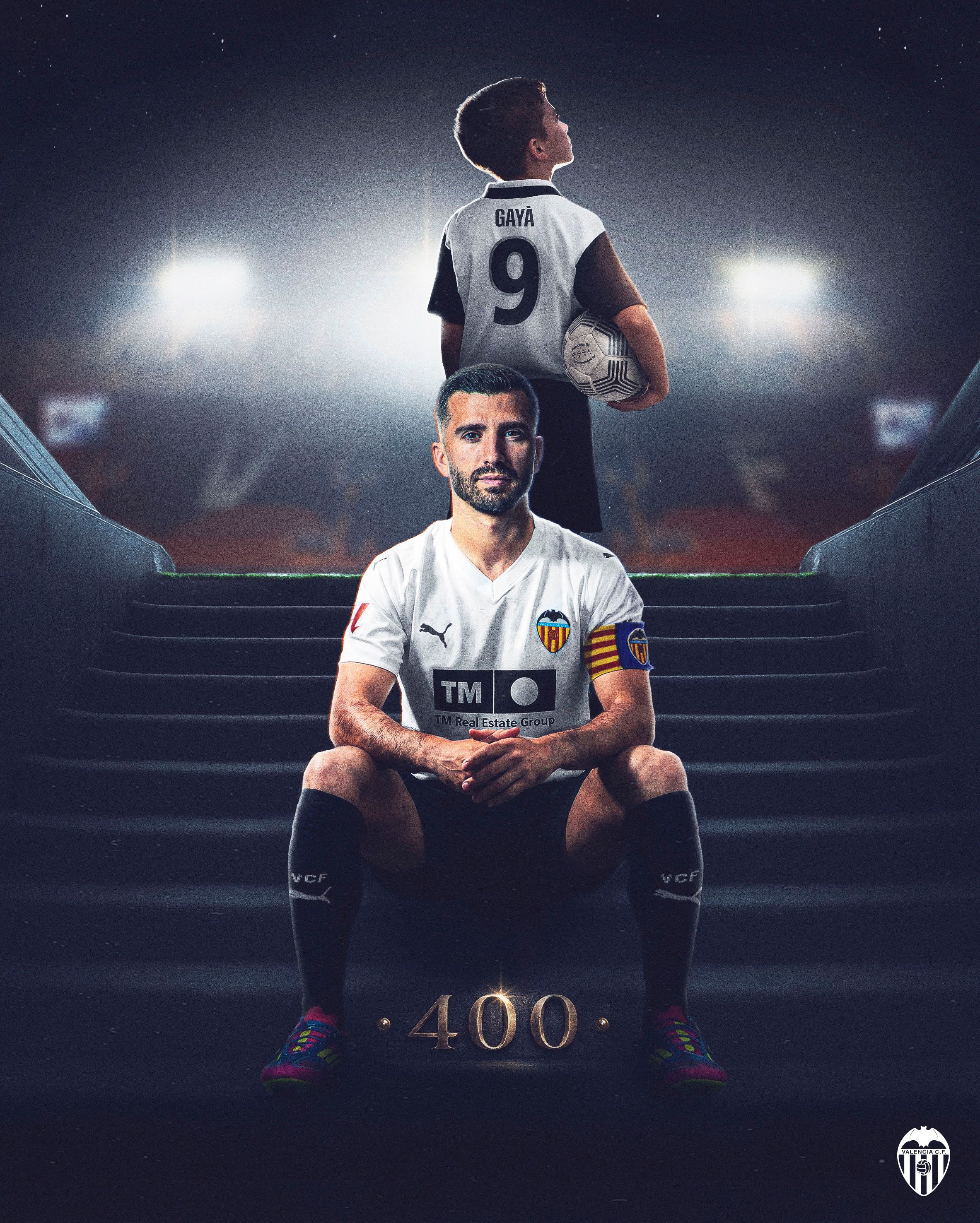 Gayà, 400 partidos con el Valenica CF