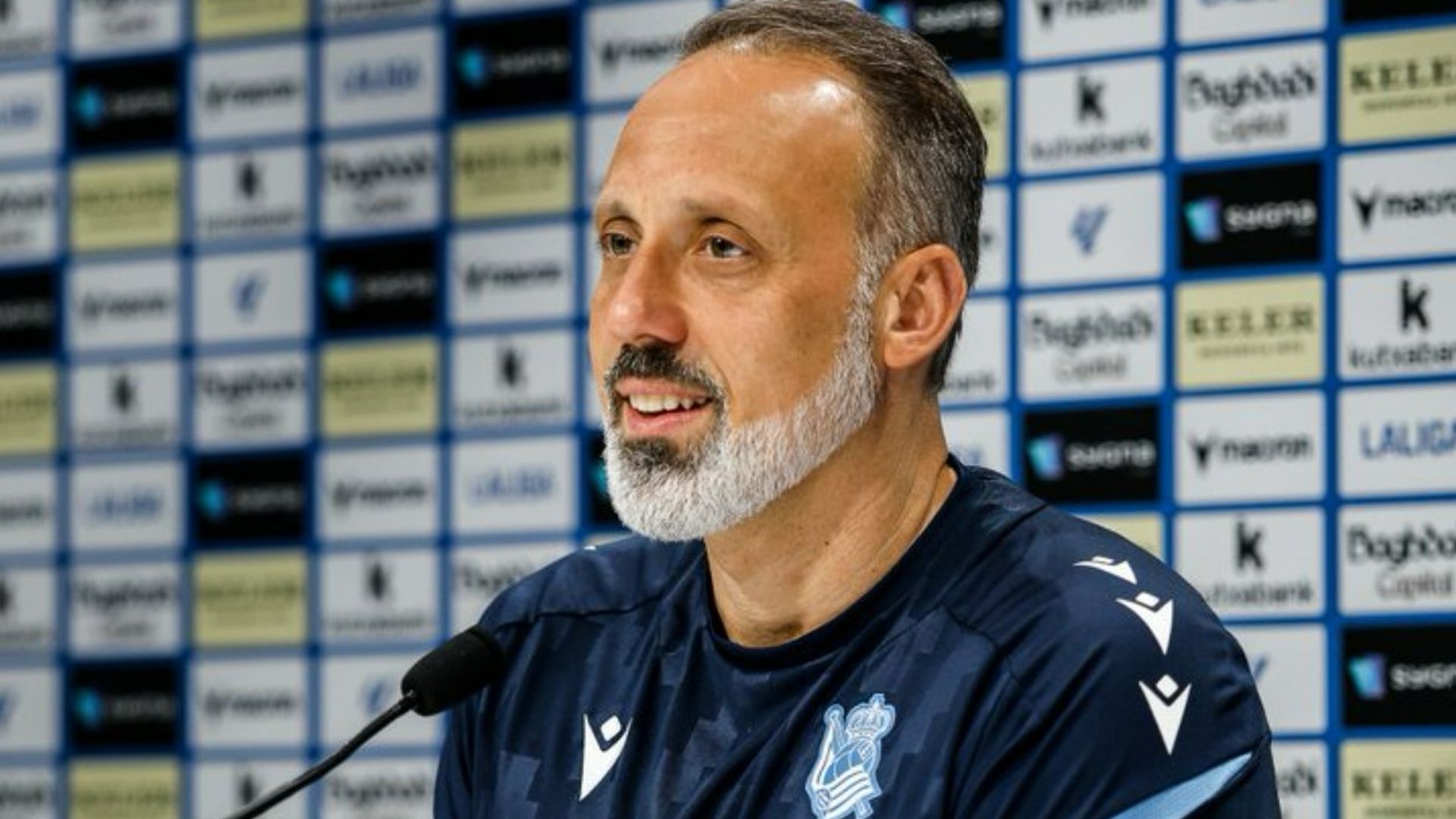 Pellegrino Matarazzo, en sala de prensa