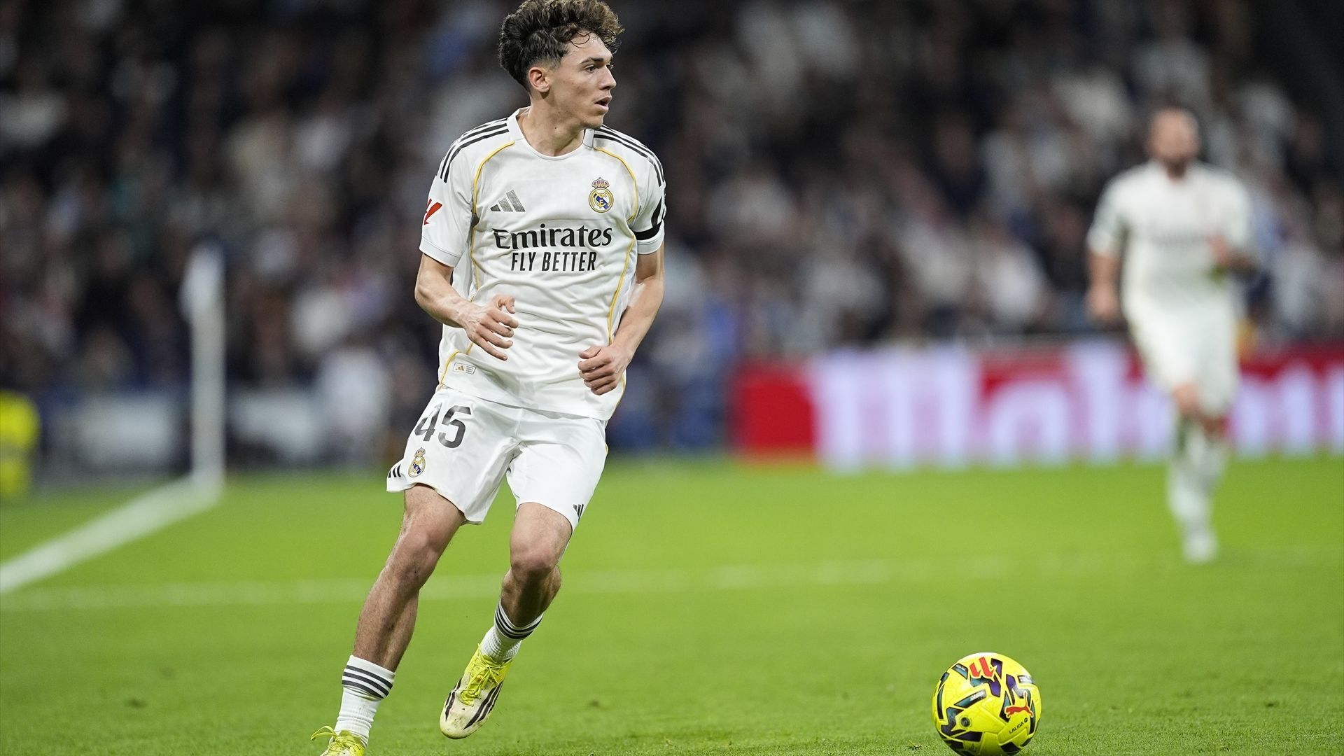 Thiago Pitarch, en el Real Madrid-Elche