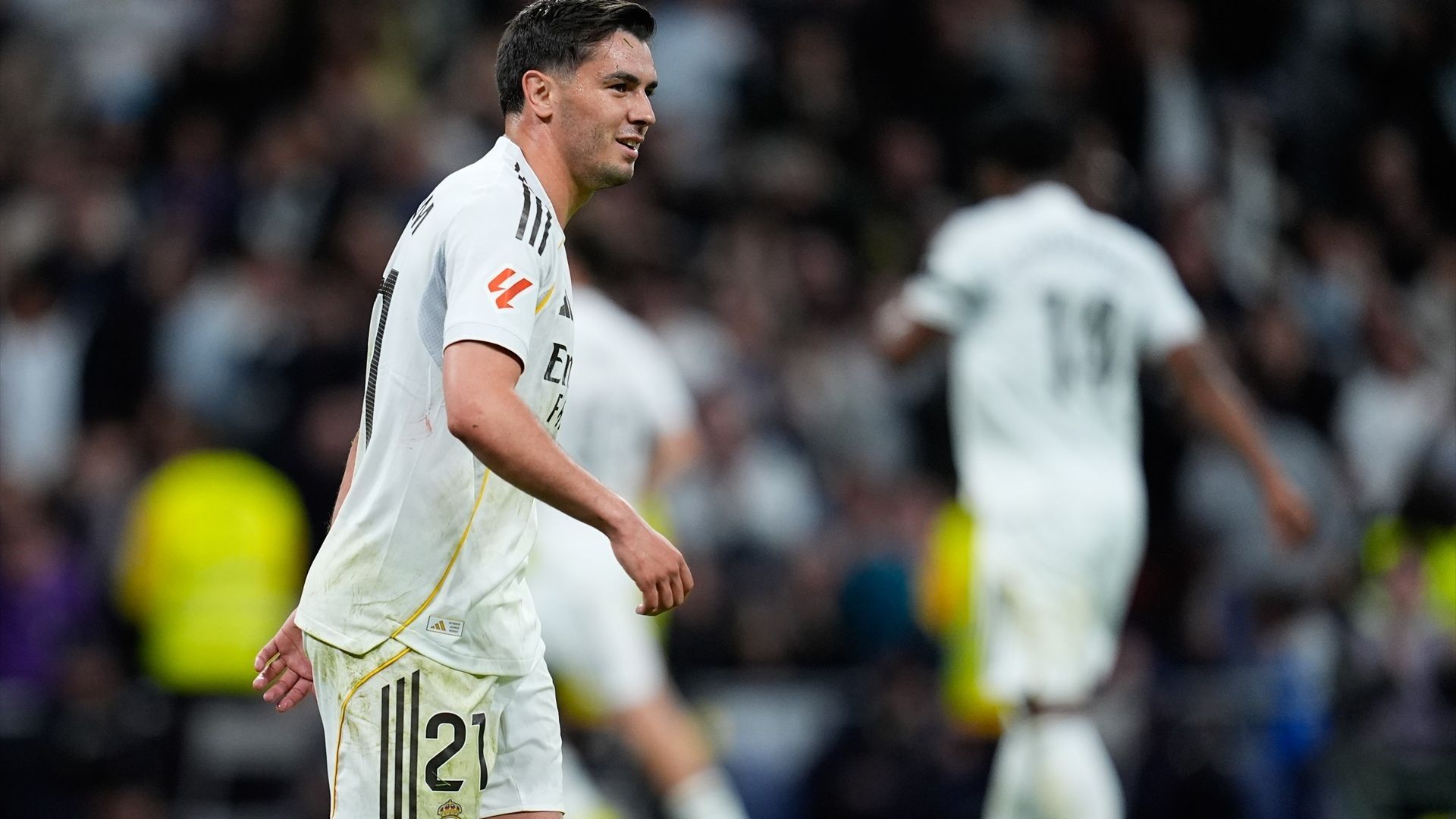 Brahim Díaz, en el Real Madrid-Elche