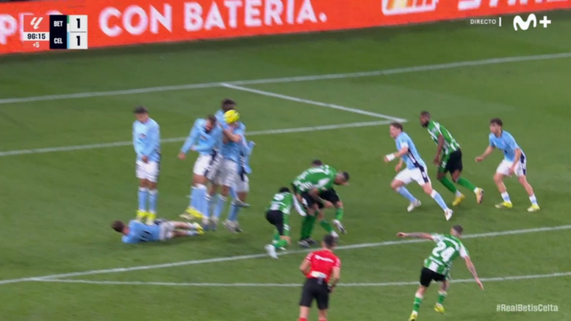 Captura de la polémica con Marcos Alonso