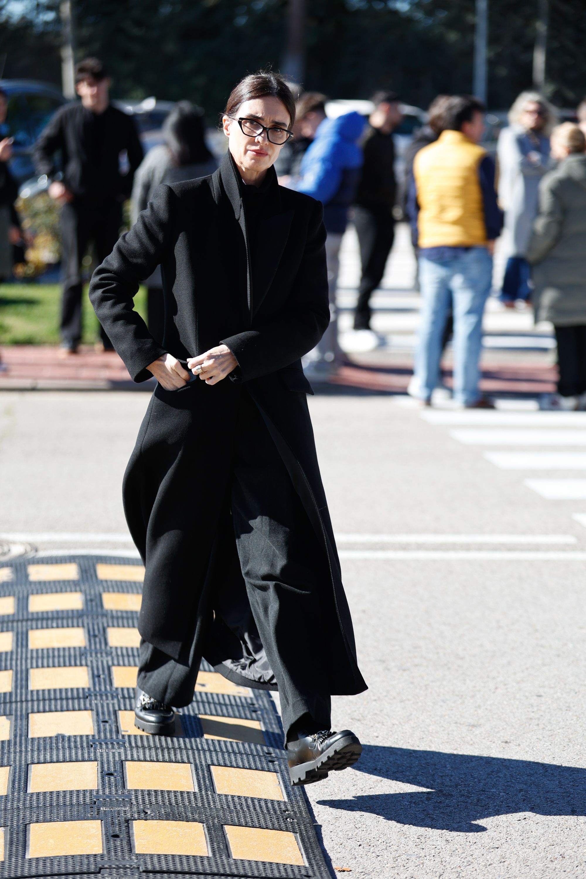 Paz Vega en la capilla ardiente de Gemma Cuervo