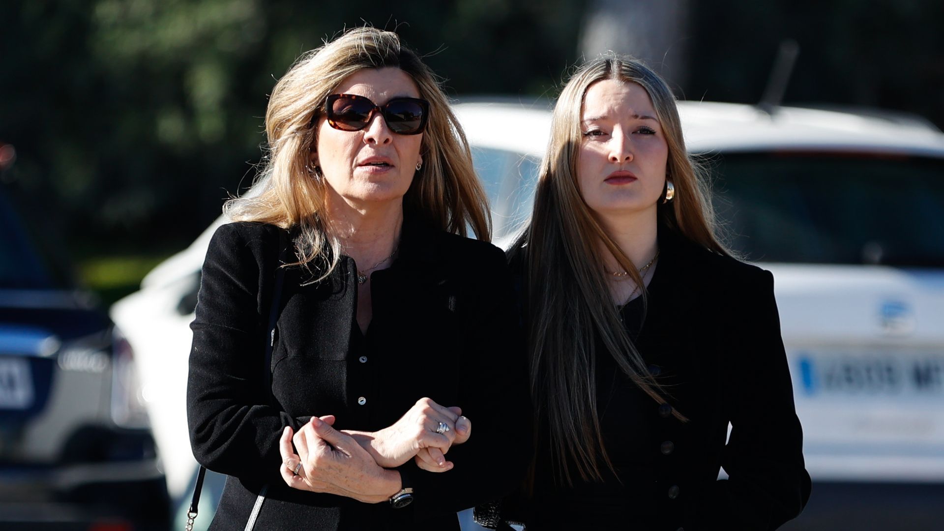 Natalia Guillén Cuervo llega al tanatorio