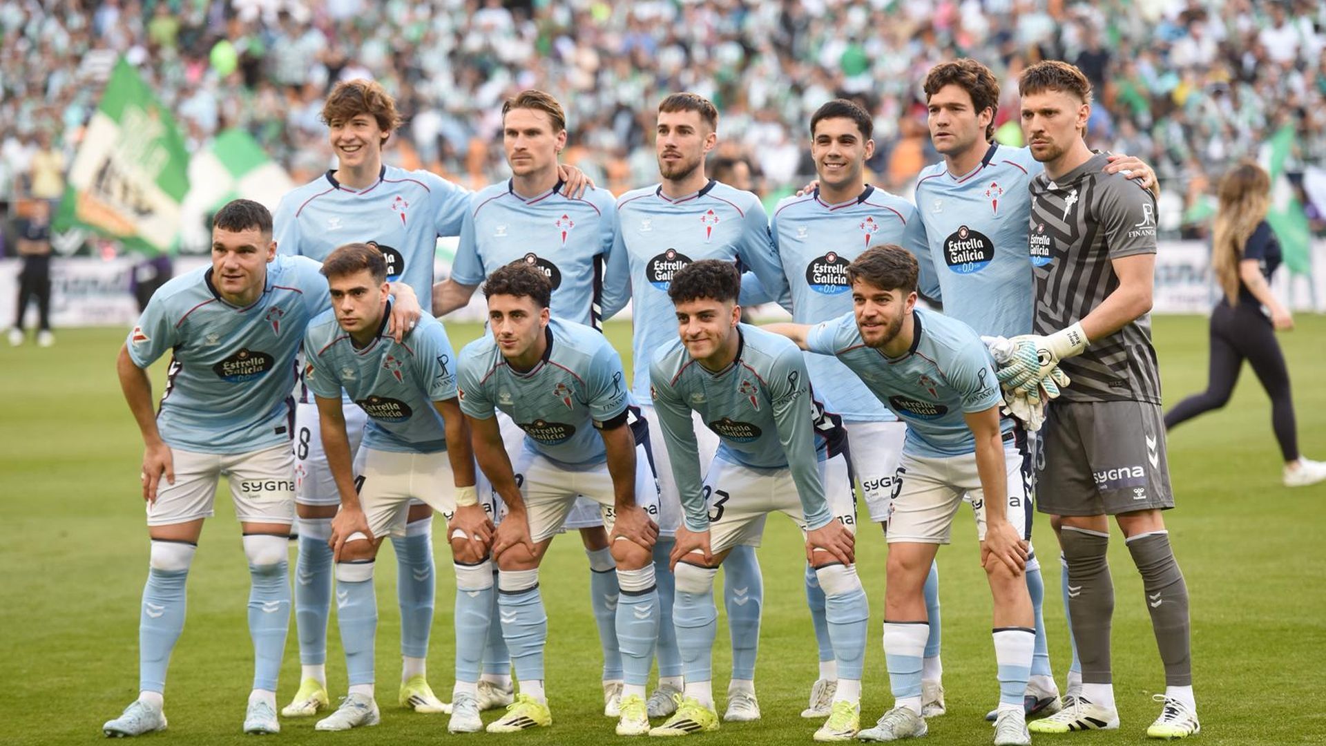 Once del Celta ante el Betis en La Cartuja