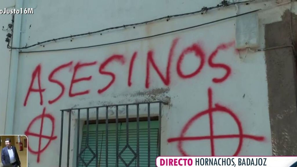 Aumenta la tensión en Hornachos tras el asesinato de Francisca Cadenas: vandalizan la casa de los presuntos asesinos
