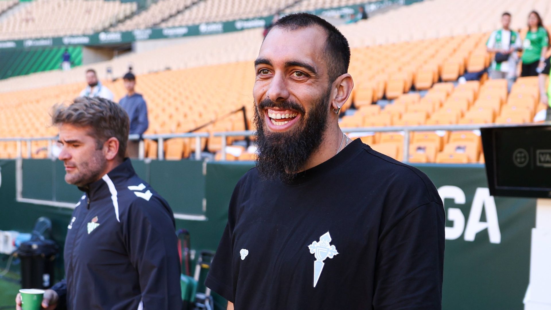 Borja Iglesias en La Cartuja Borja Iglesias en La Cartuja