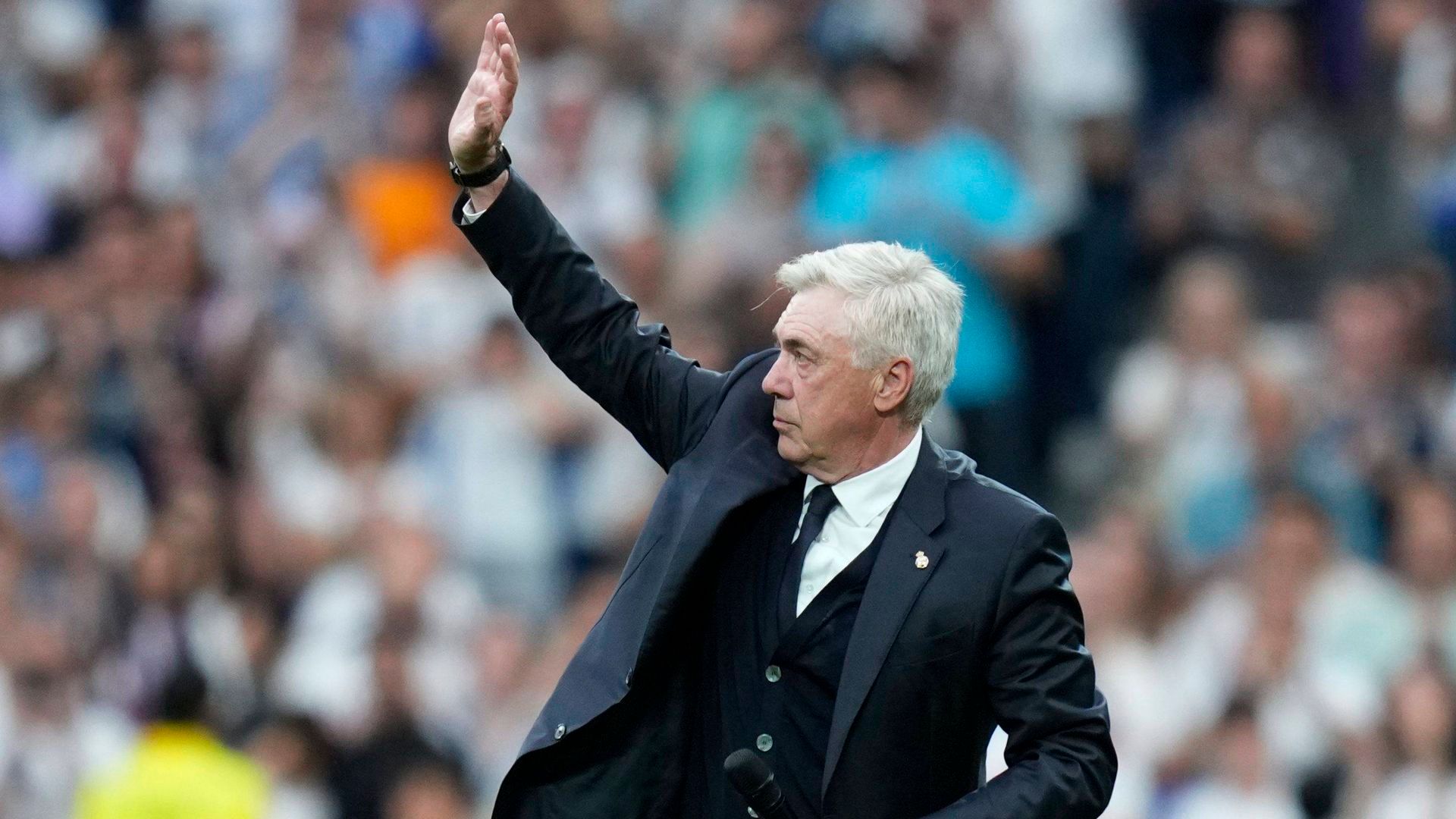 Carlo Ancelotti, en un partido con el Madrid Carlo Ancelotti, en un partido con el Madrid