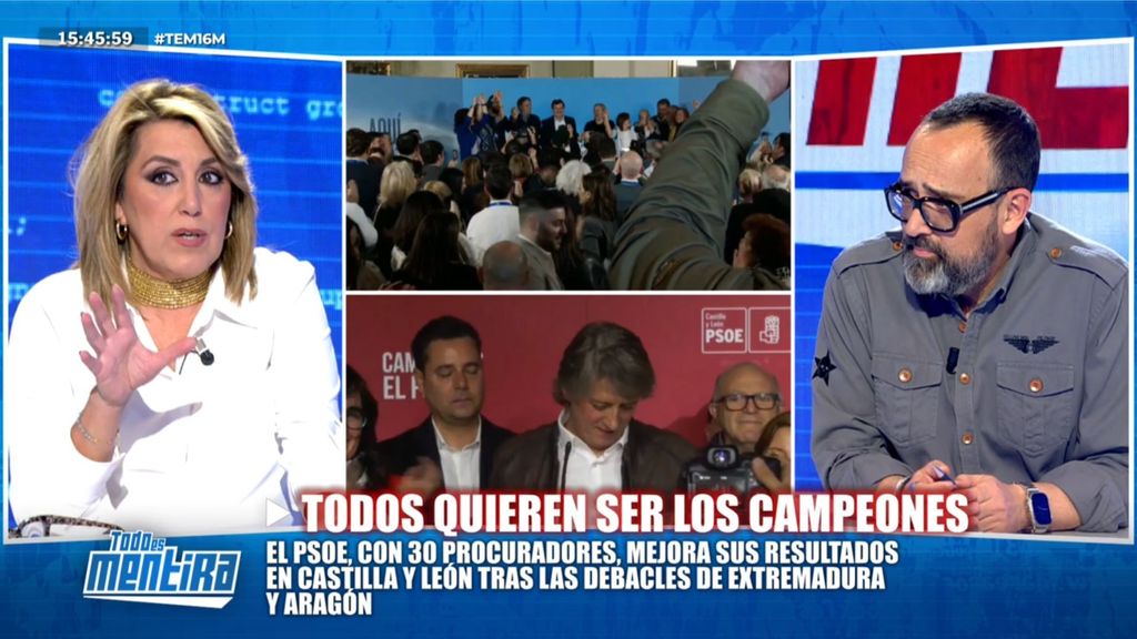 El análisis de Susana Díaz tras los resultados electorales en Castilla y León: "Ha ganado el bipartidismo y es una buena noticia"