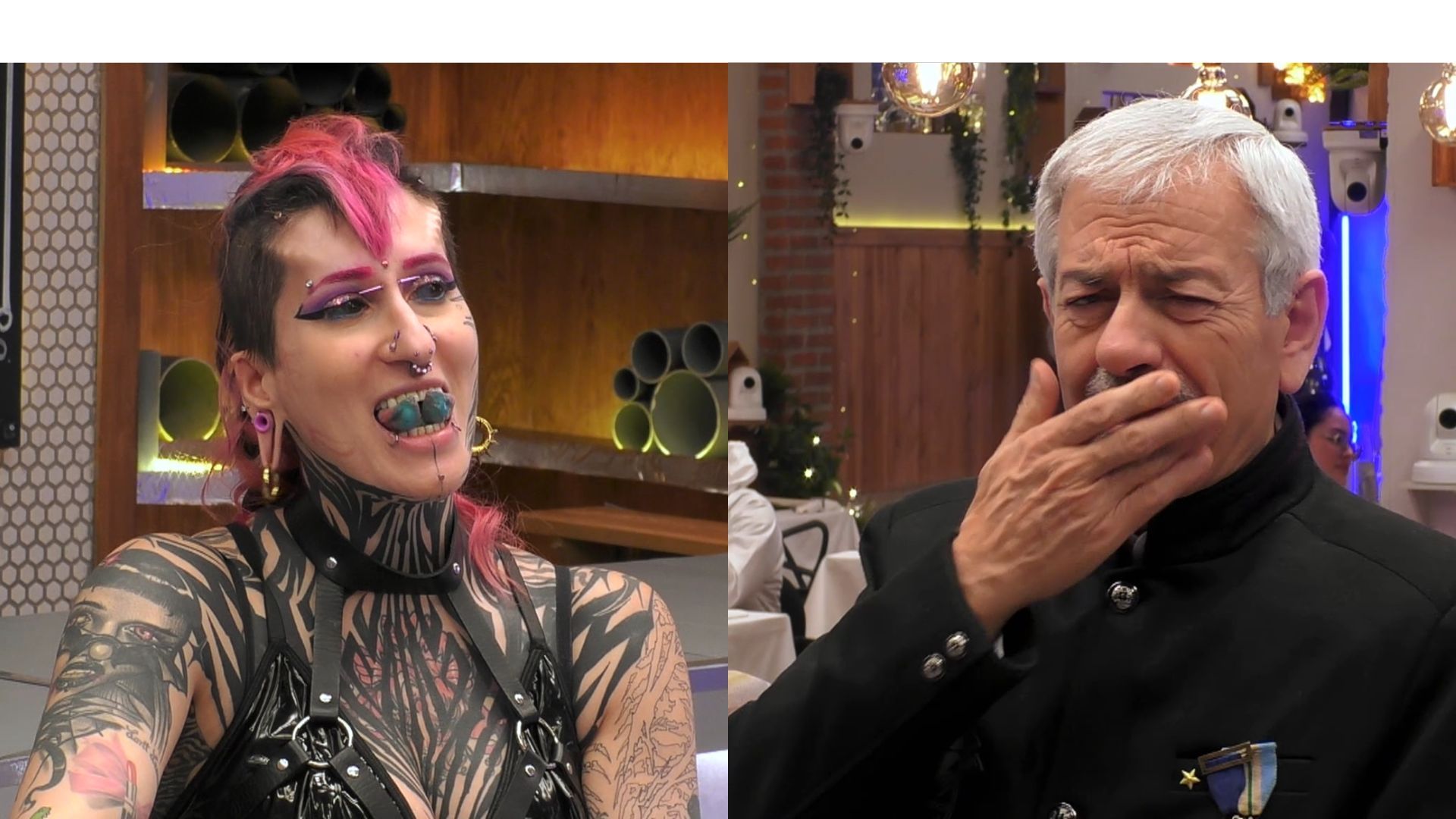 La respuesta de una soltera de 'First Dates' al asombro de Carlos Sobera por sus modificaciones corporales: "Nadie ha dicho que sea de este planeta"