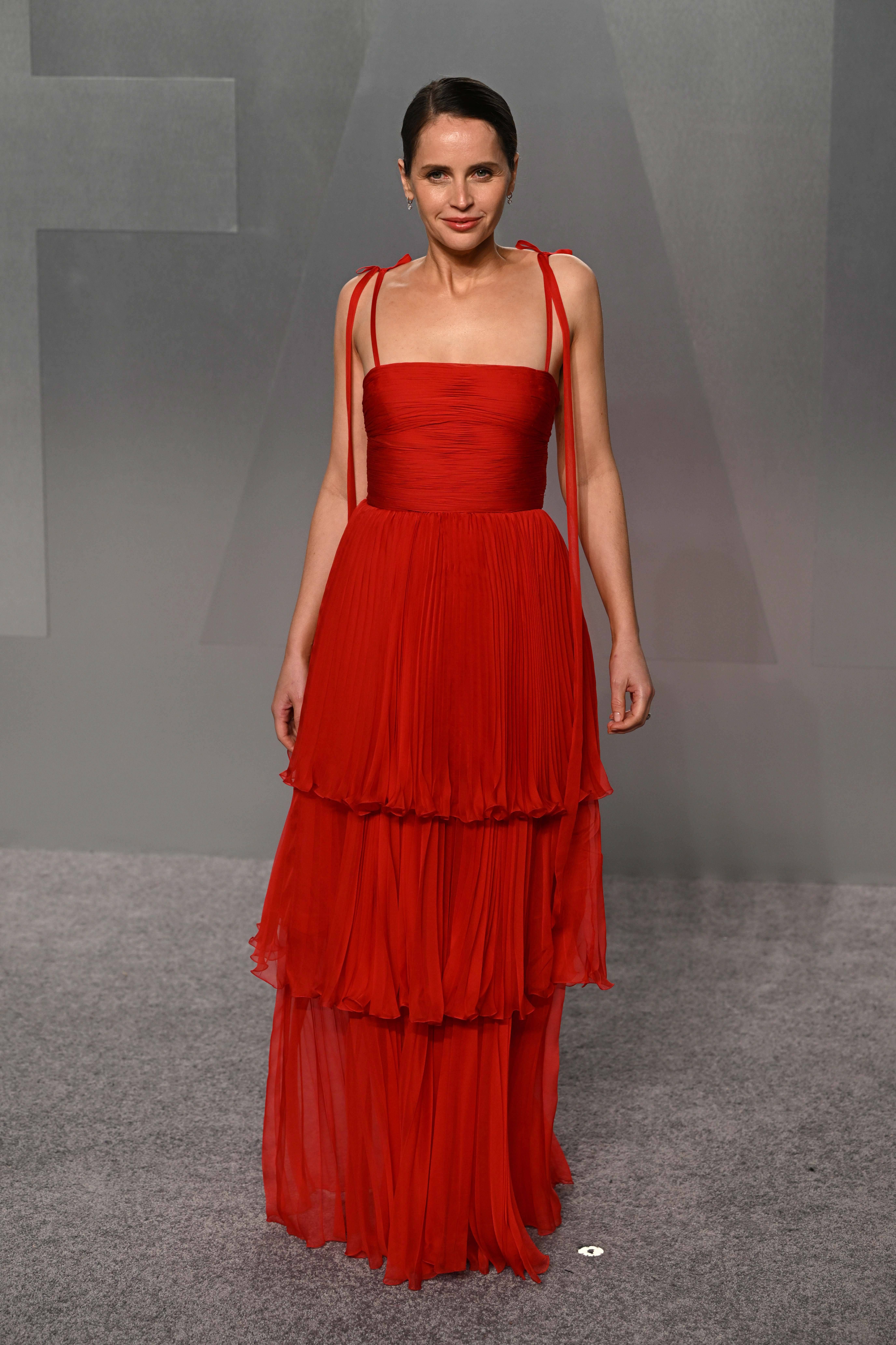 Felicity Jones, en la fiesta de los Oscar 2026 de Vanity Fair