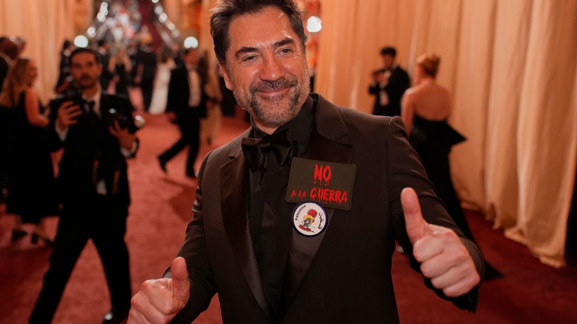 Javier Bardem, presumiendo de sus mensajes reivindicativos en los Premios Oscar 2026
