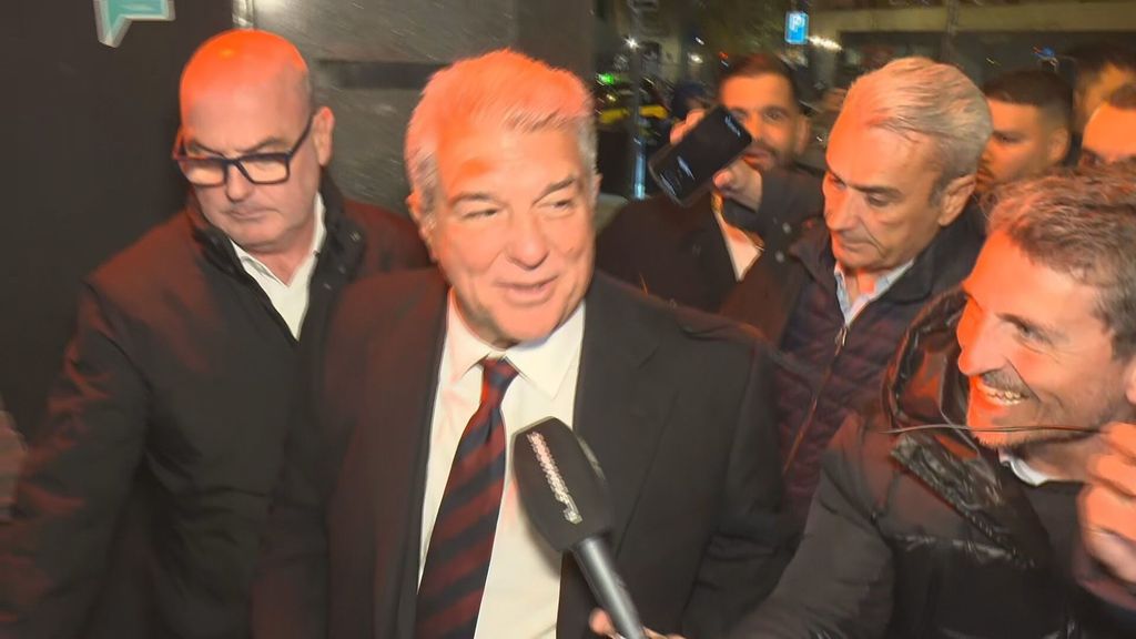 Joan Laporta celebra su victoria en la tradicional 'Luz de Gas': "Nos lo merecemos"