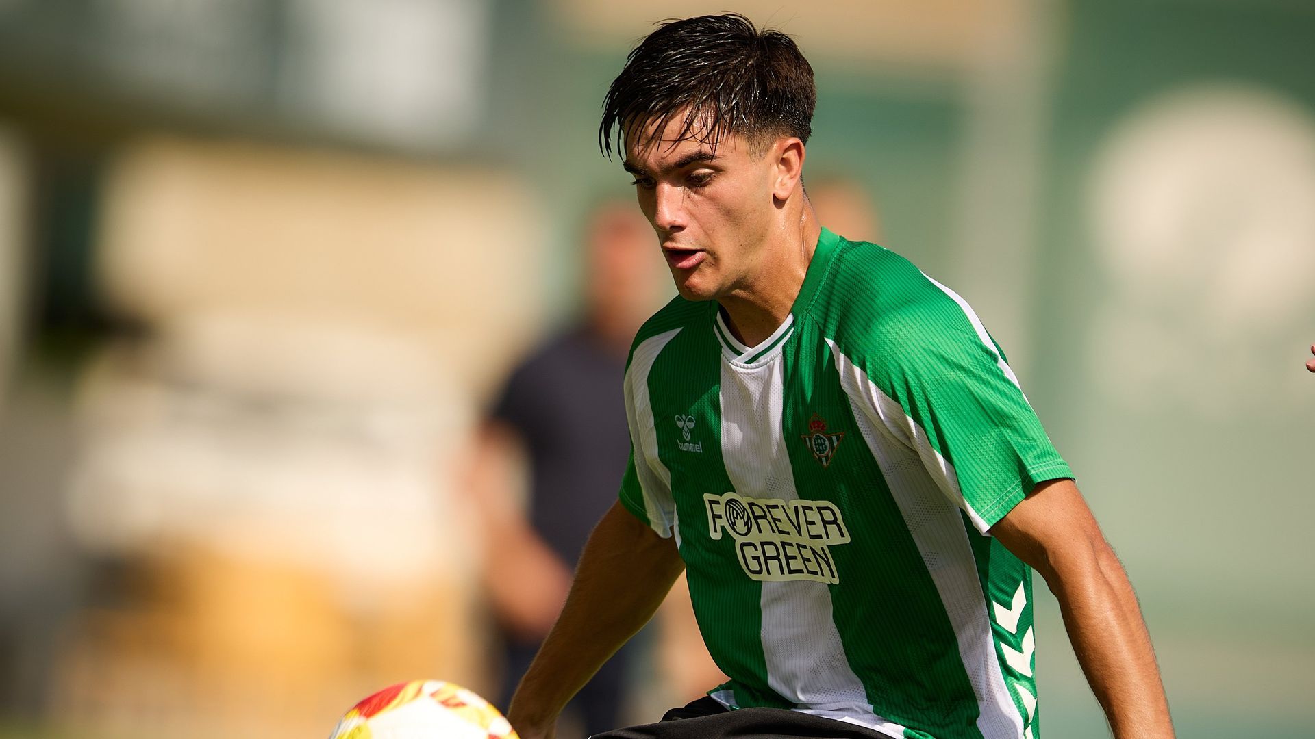 José Antonio Morante, en un partido con el juvenil José Antonio Morante, en un partido con el juvenil